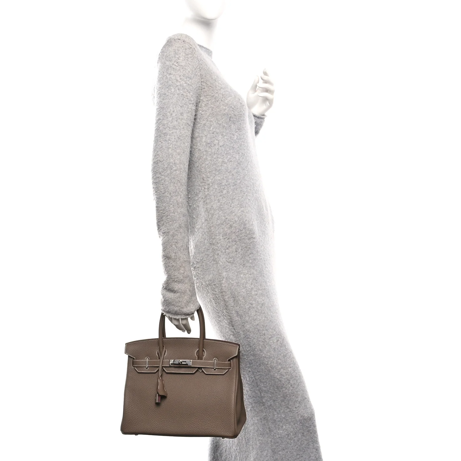 Togo Birkin 30 Etoupe - Image 2
