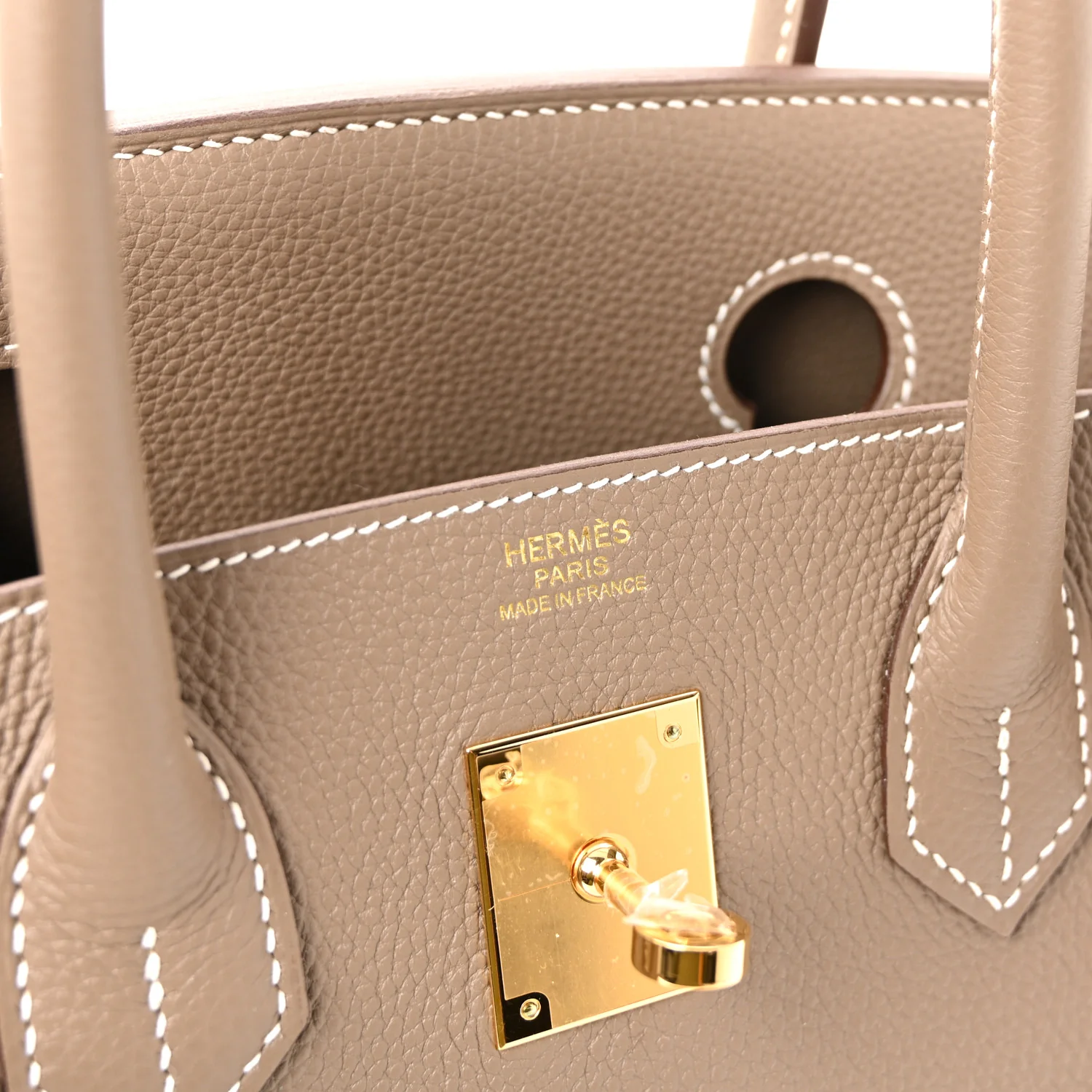 Togo Birkin 30 Etoupe - Image 6