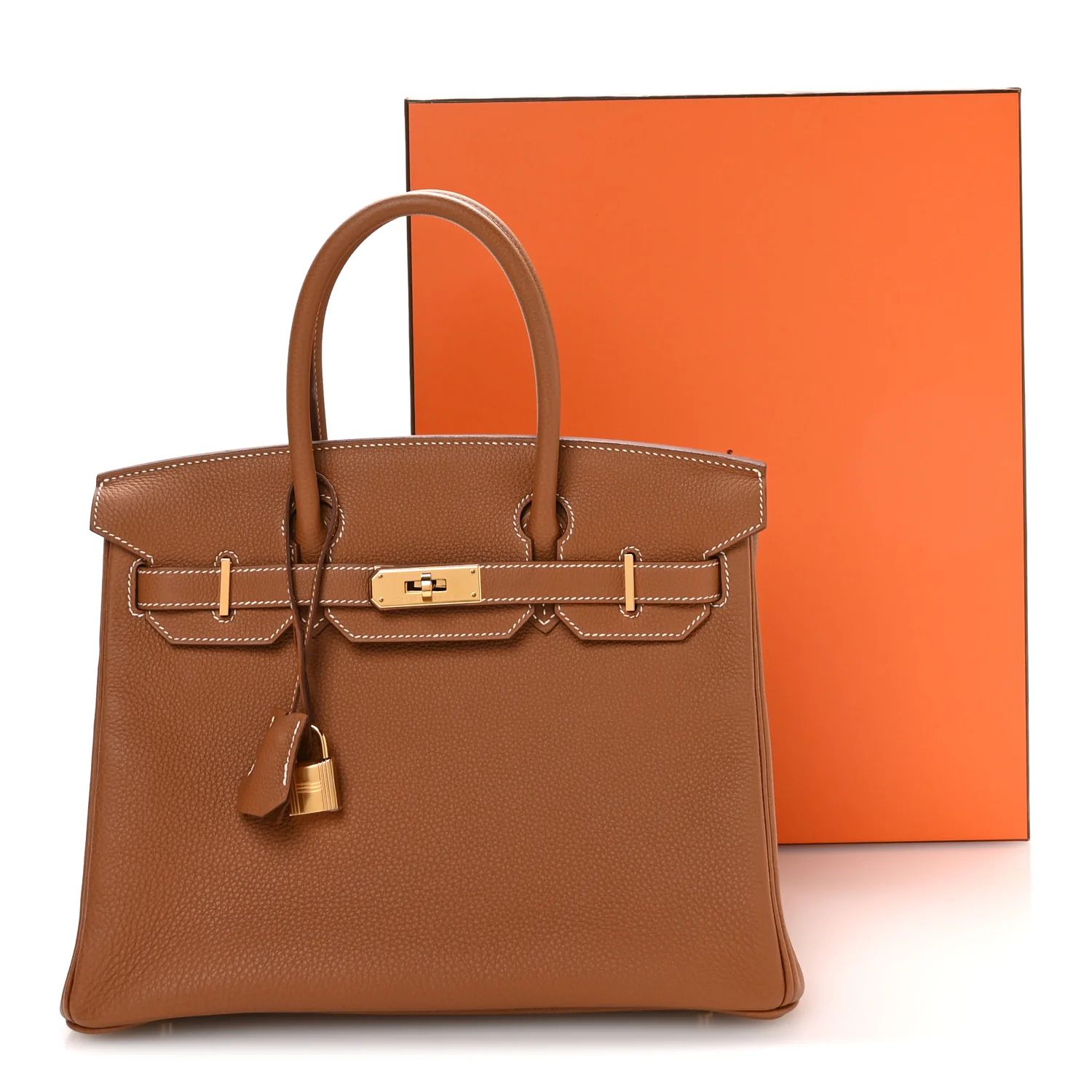 Togo Birkin 30 Gold - Image 11