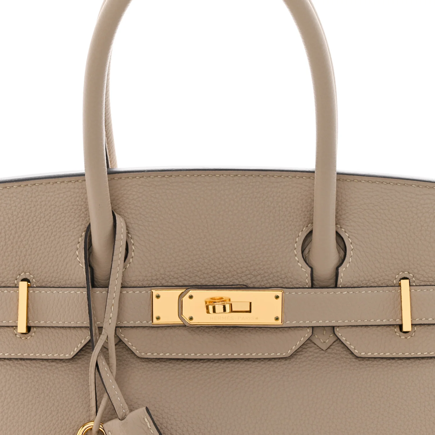 Togo Birkin 30 Gris Tourterelle - Image 8