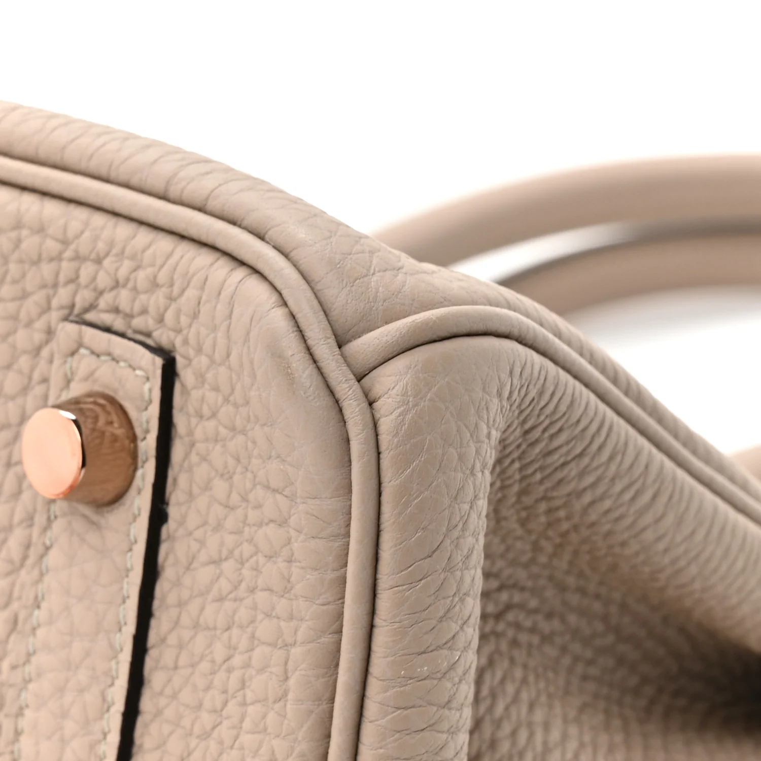 Togo Birkin 30 Gris Tourterelle - Image 11