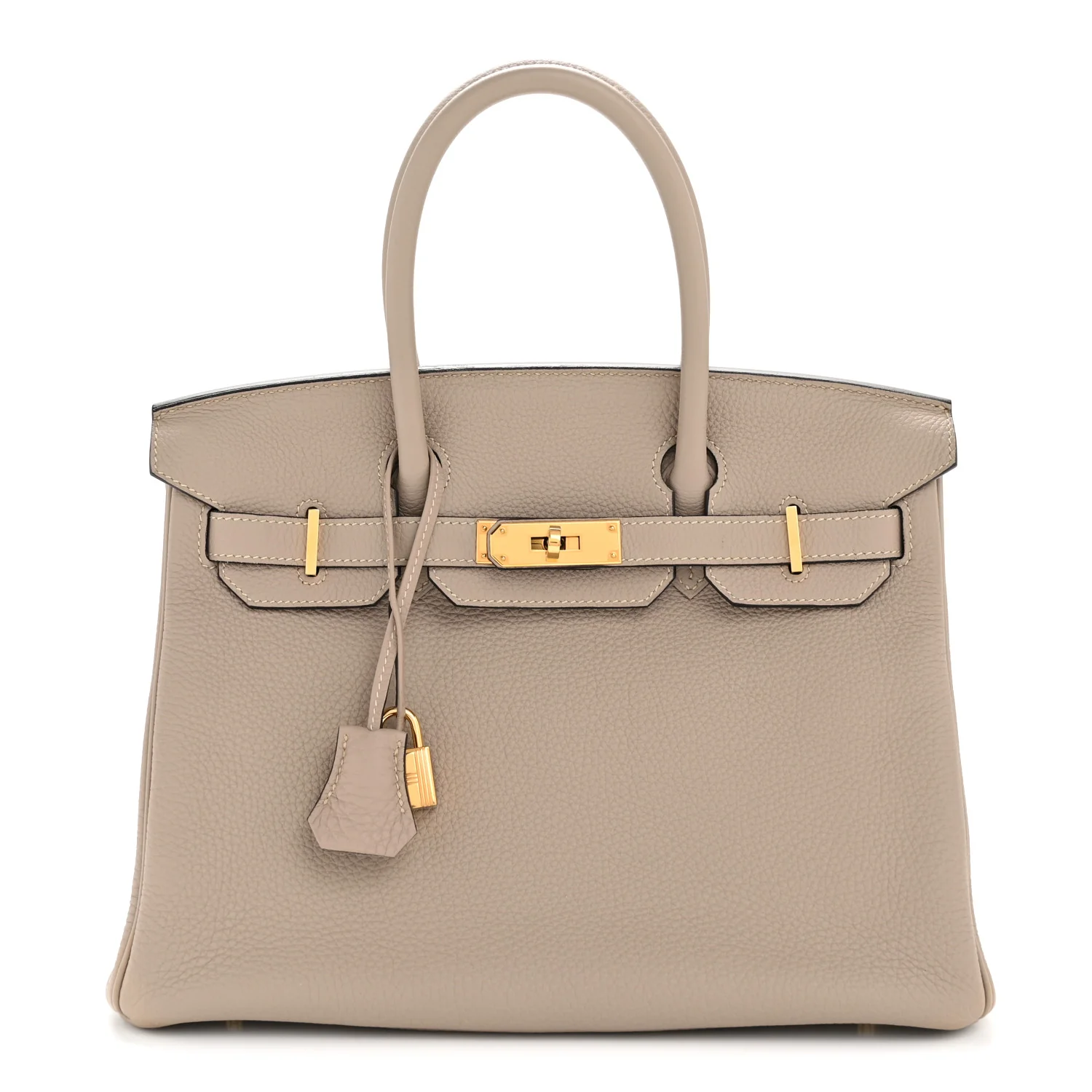Togo Birkin 30 Gris Tourterelle - Image 3