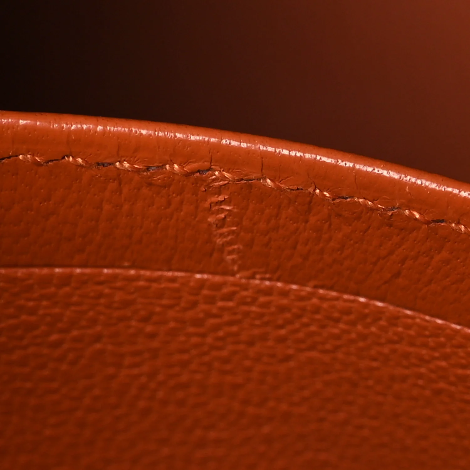 Togo BIRKIN 30 Orange - Image 11