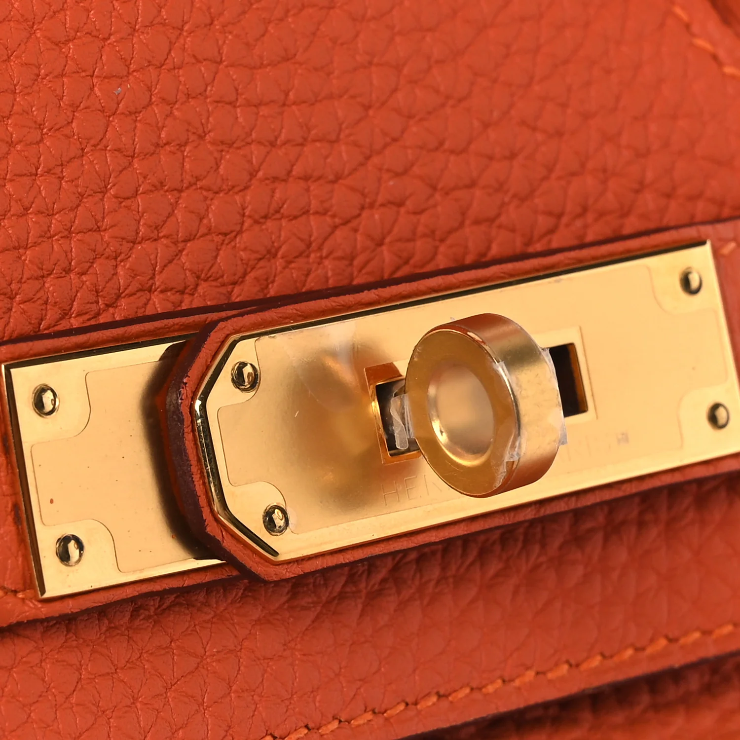 Togo BIRKIN 30 Orange - Image 13