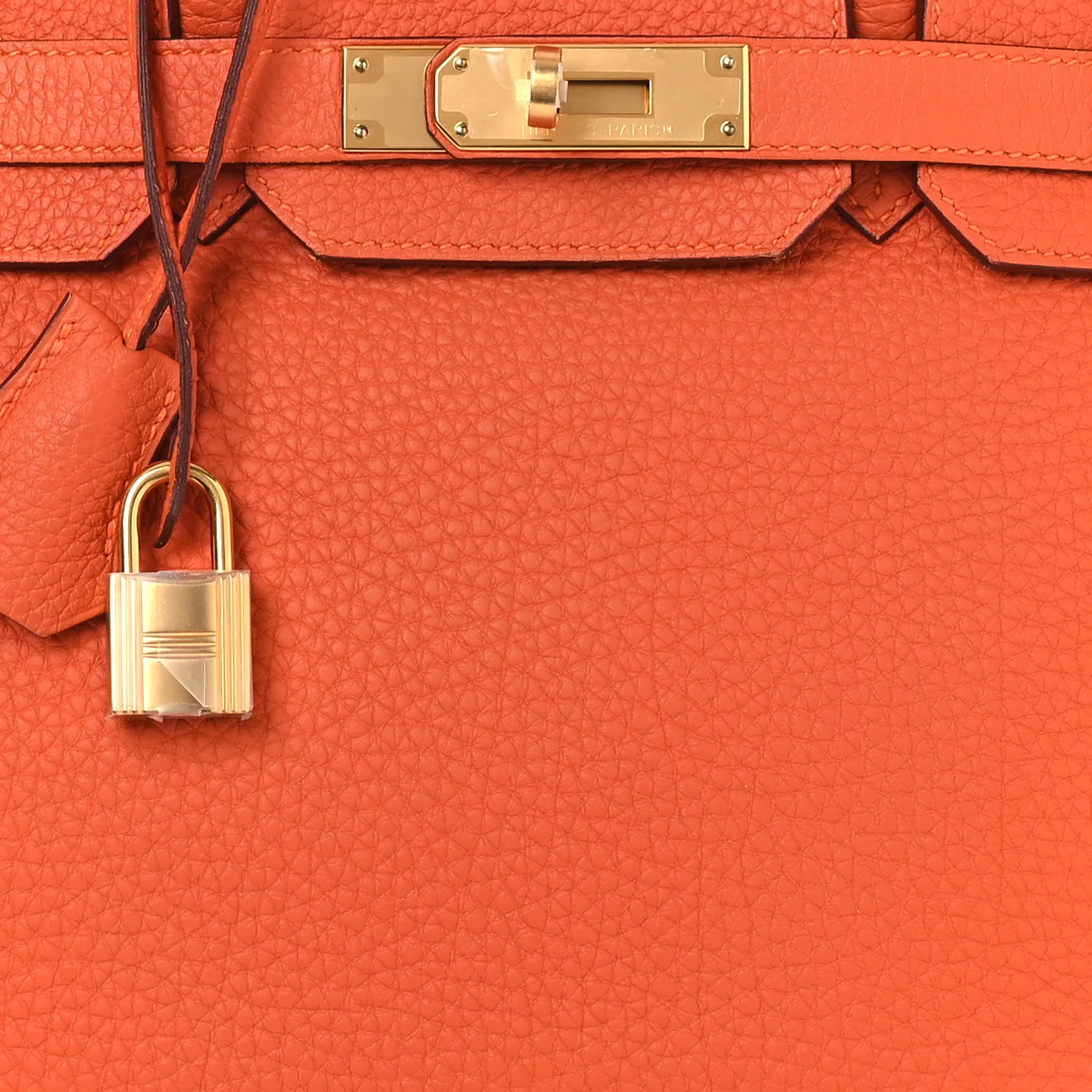 Togo BIRKIN 30 Orange - Image 8