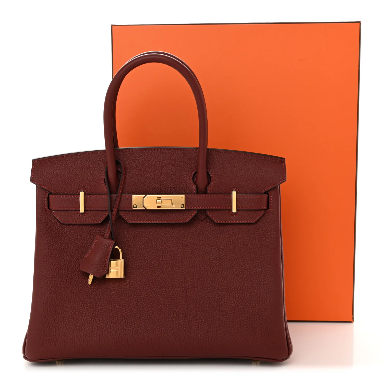 Togo Birkin 30 Rouge H - Image 11