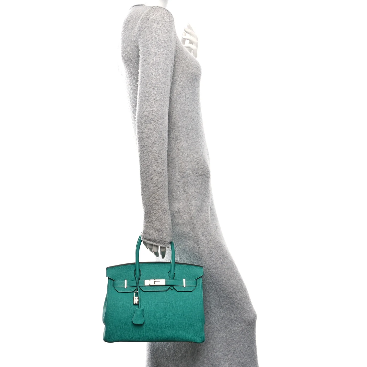 Togo BIRKIN 30 Vert Verone - Image 3