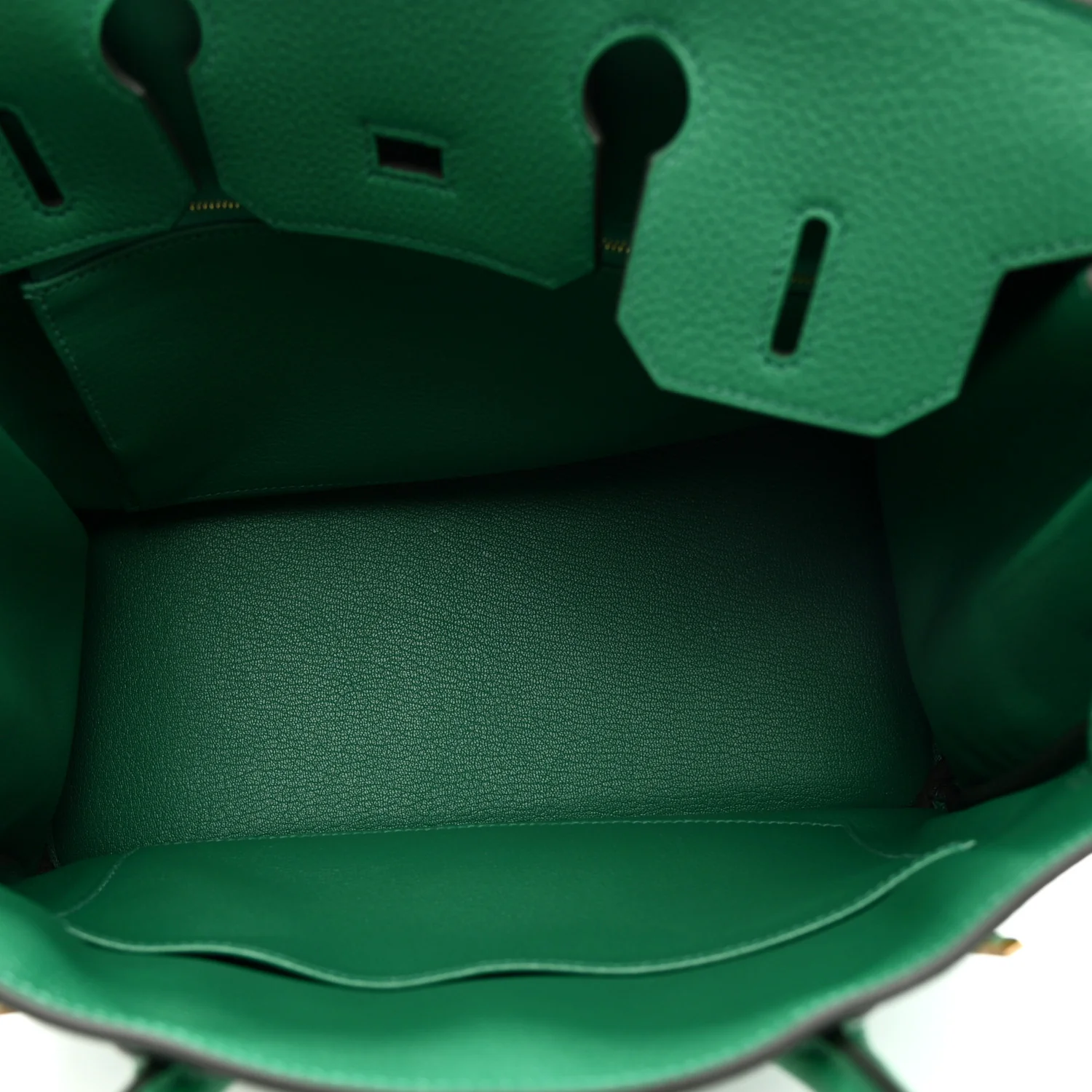 Togo Birkin 30 Vert Vertigo - Image 5
