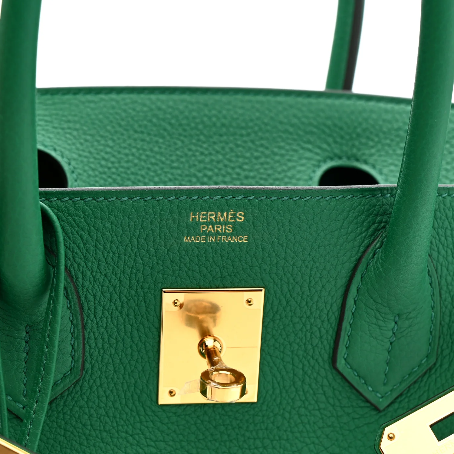 Togo Birkin 30 Vert Vertigo - Image 6