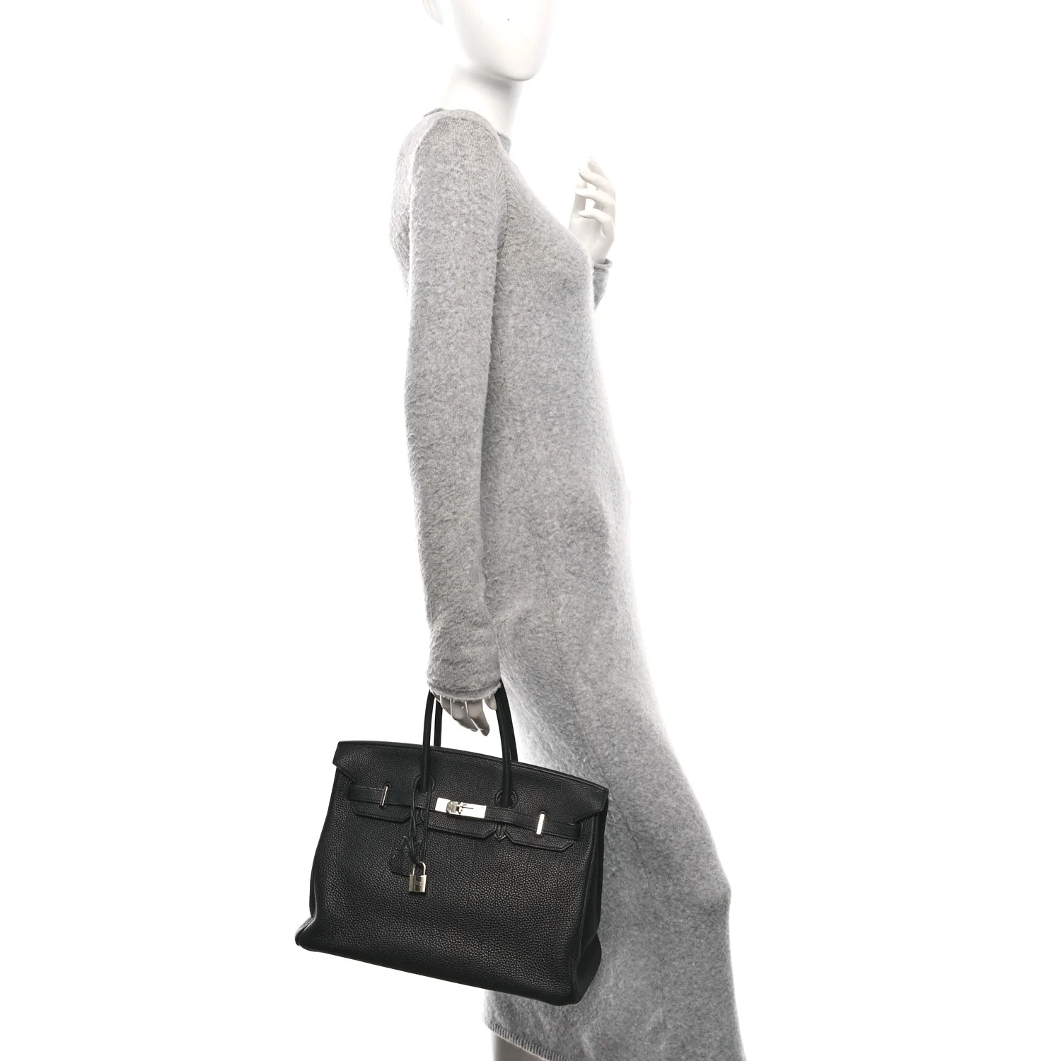 Togo Birkin 35 Black - Image 2