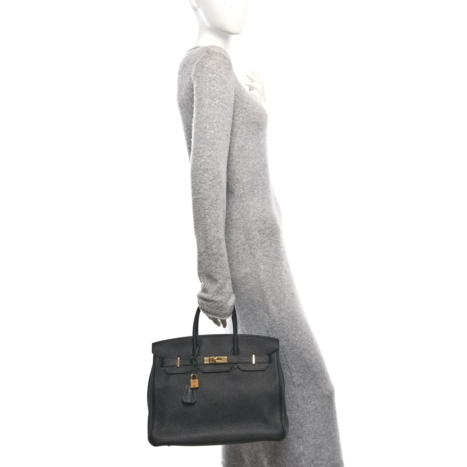Togo Birkin 35 Black - Image 2