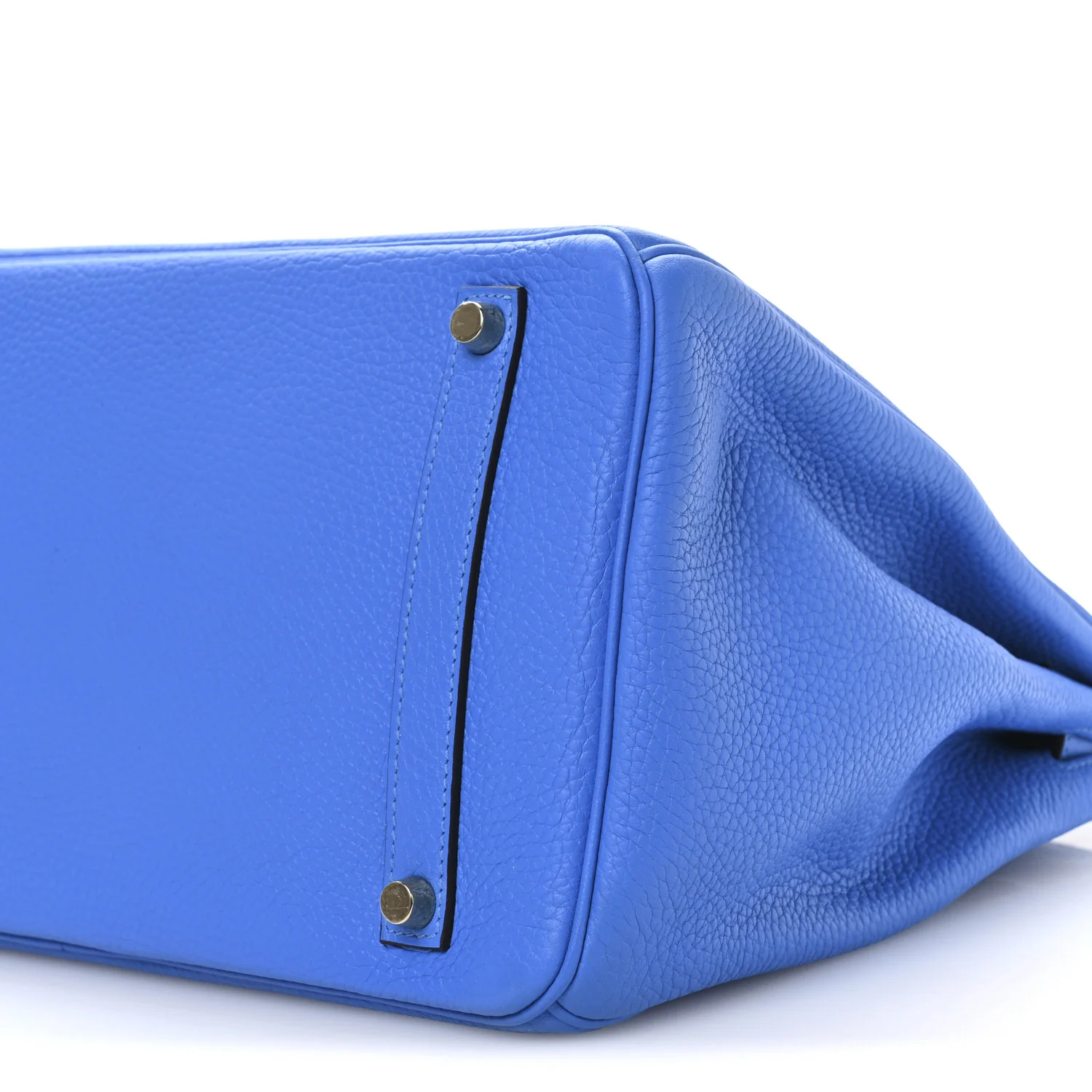Togo BIRKIN 35 Bleu Hydra - Image 10