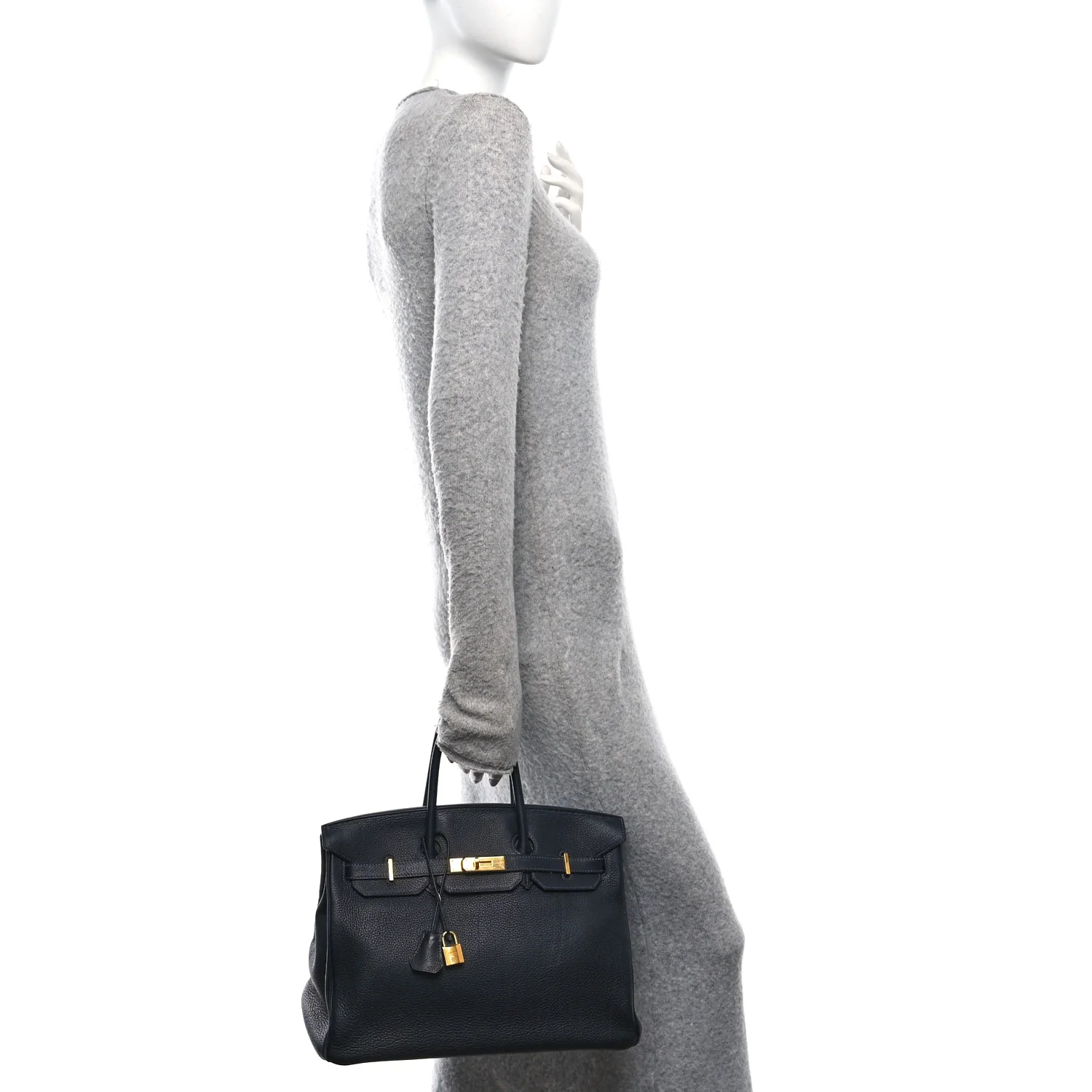 Togo BIRKIN 35 Bleu Indigo - Image 2