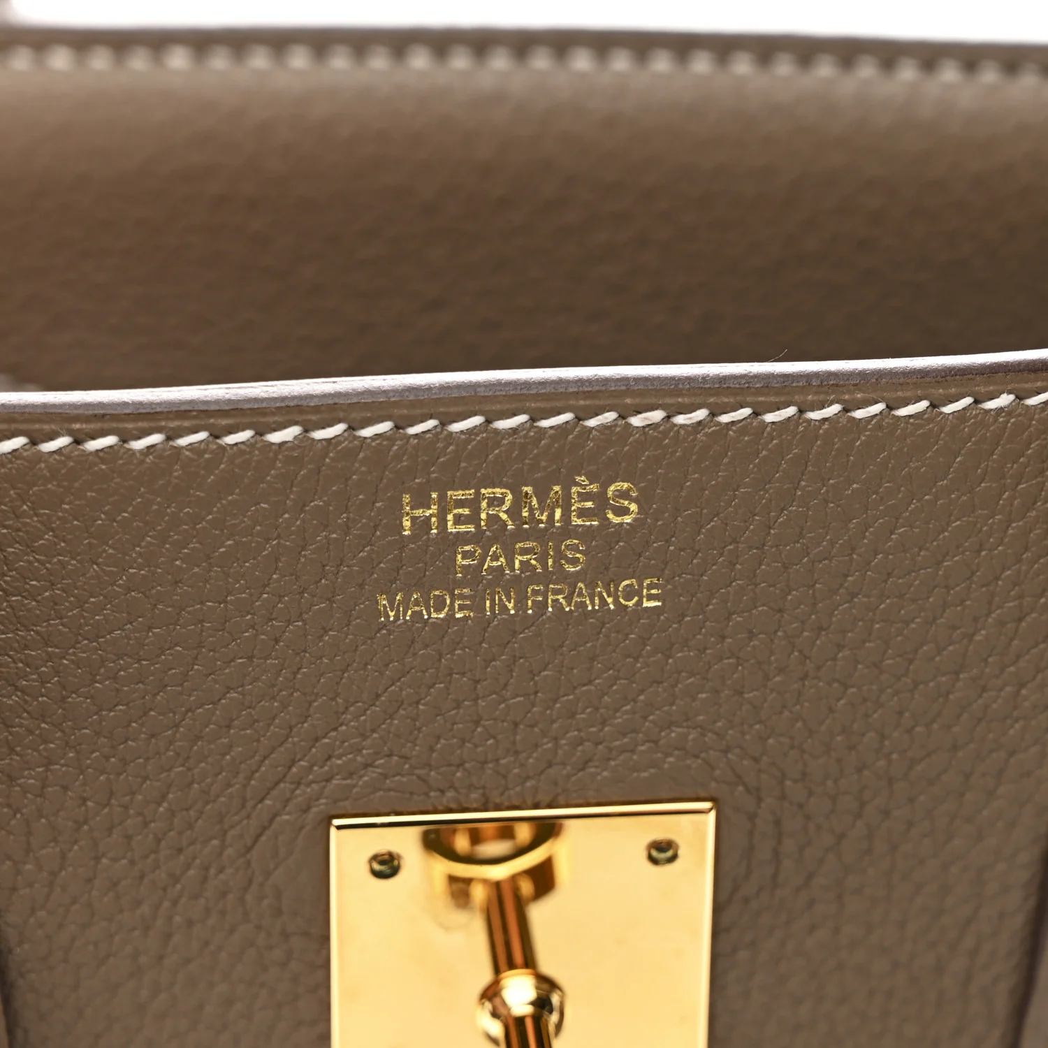 Togo Birkin 35 Etoupe - Image 6