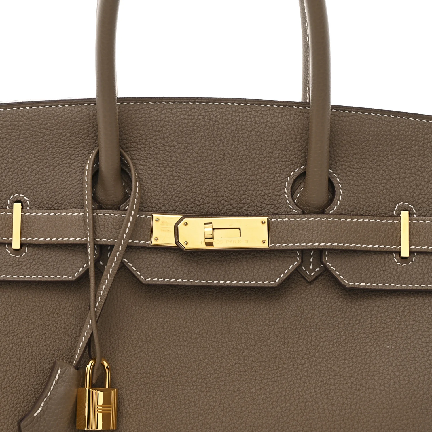 Togo Birkin 35 Etoupe - Image 8