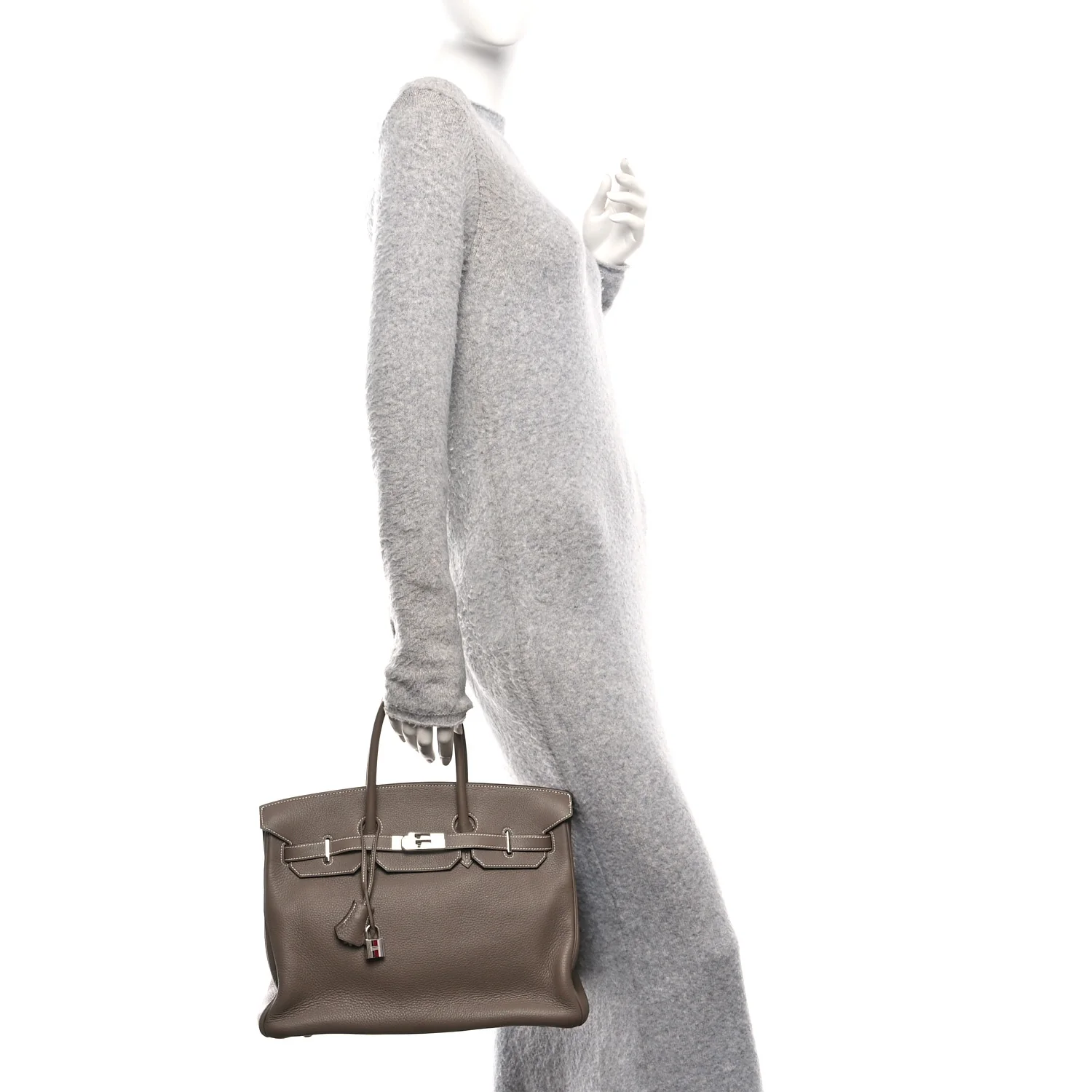 Togo Birkin 35 Etoupe - Image 2