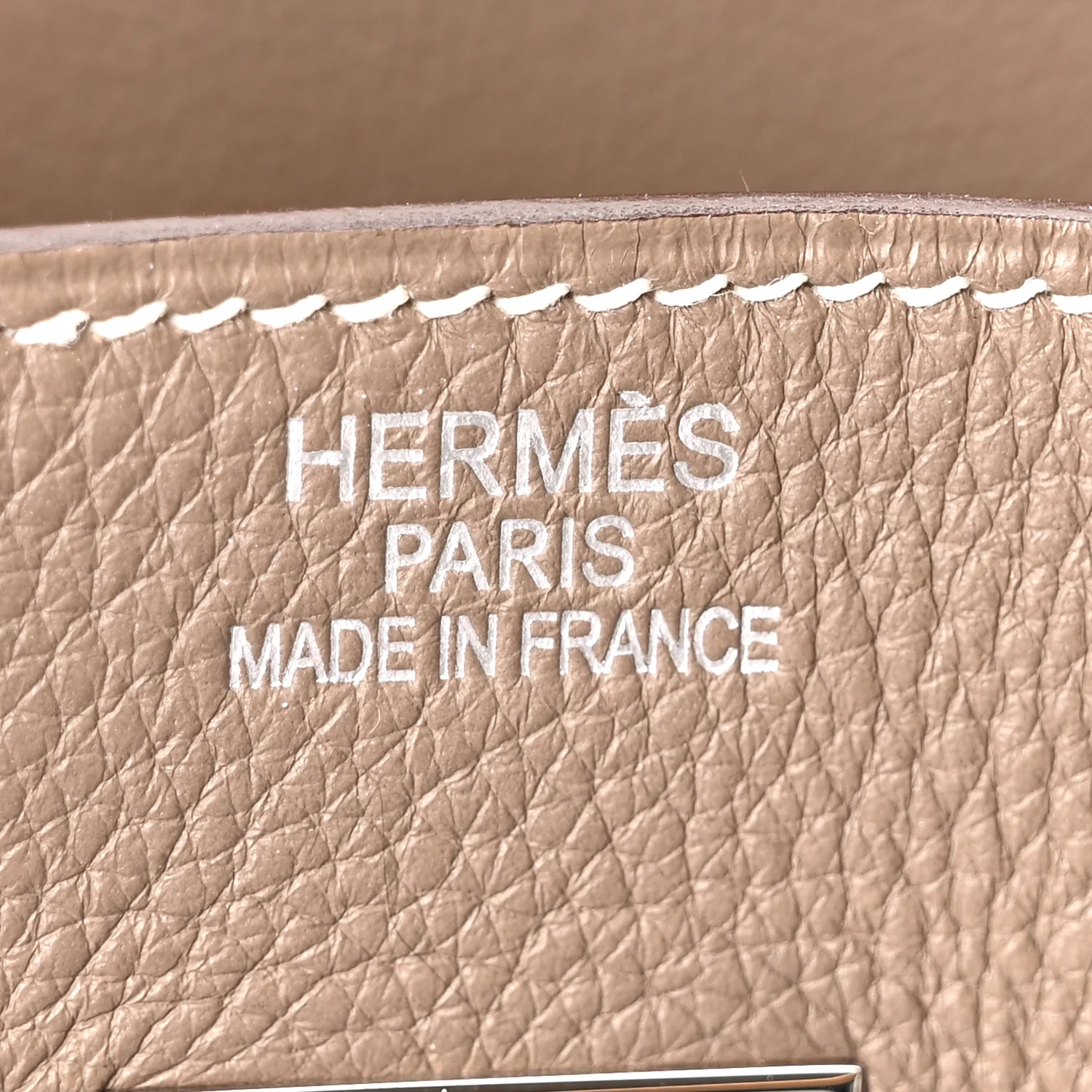 Togo Birkin 35 Etoupe - Image 6