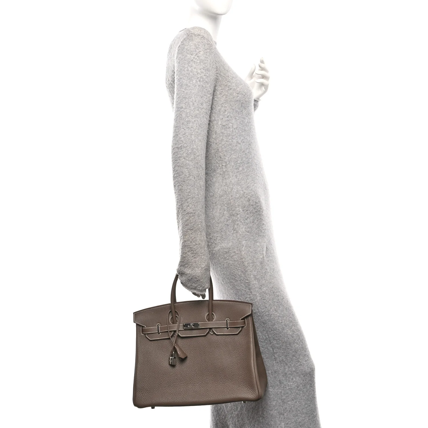 Togo Birkin 35 Etoupe - Image 2