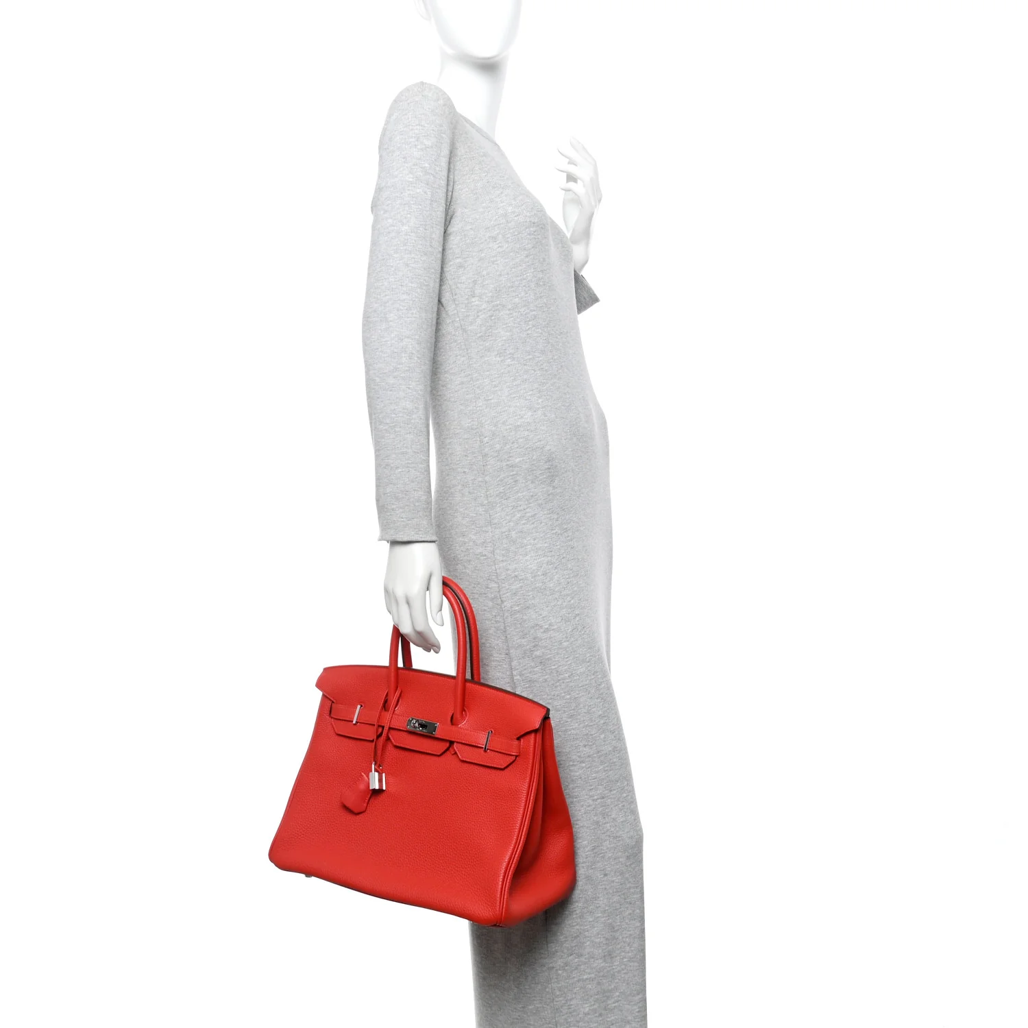 Togo Birkin 35 Geranium - Image 2