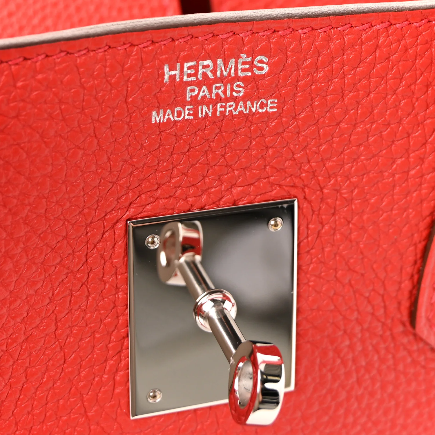 Togo Birkin 35 Geranium - Image 6