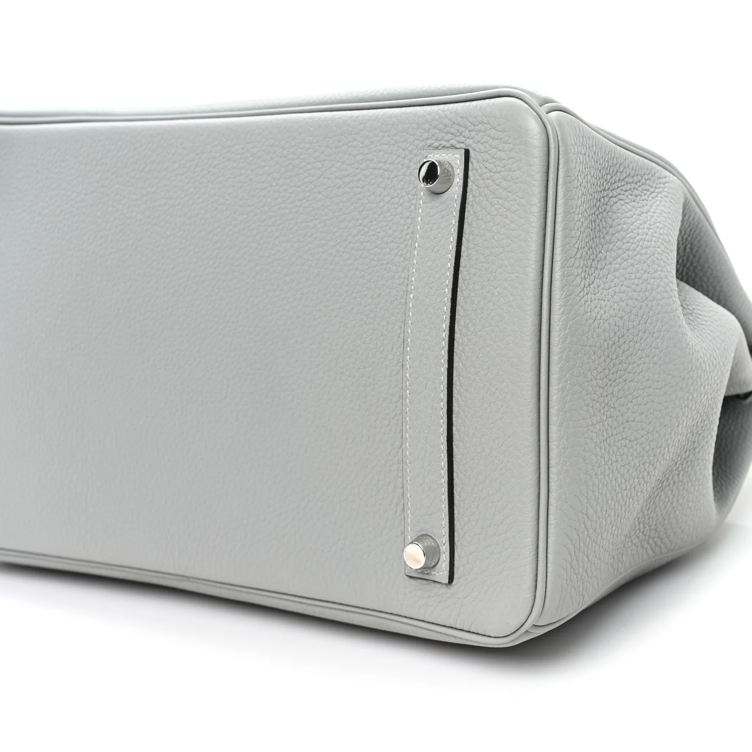 Togo Birkin 35 Gris Mouette - Image 10