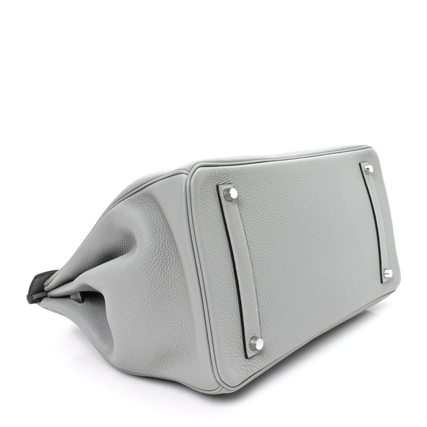 Togo Birkin 35 Gris Mouette - Image 4