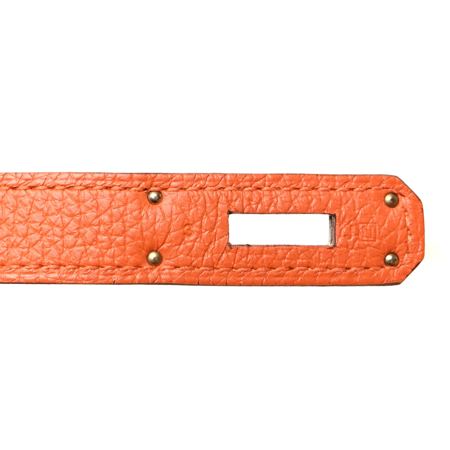 Togo Birkin 35 Orange - Image 7