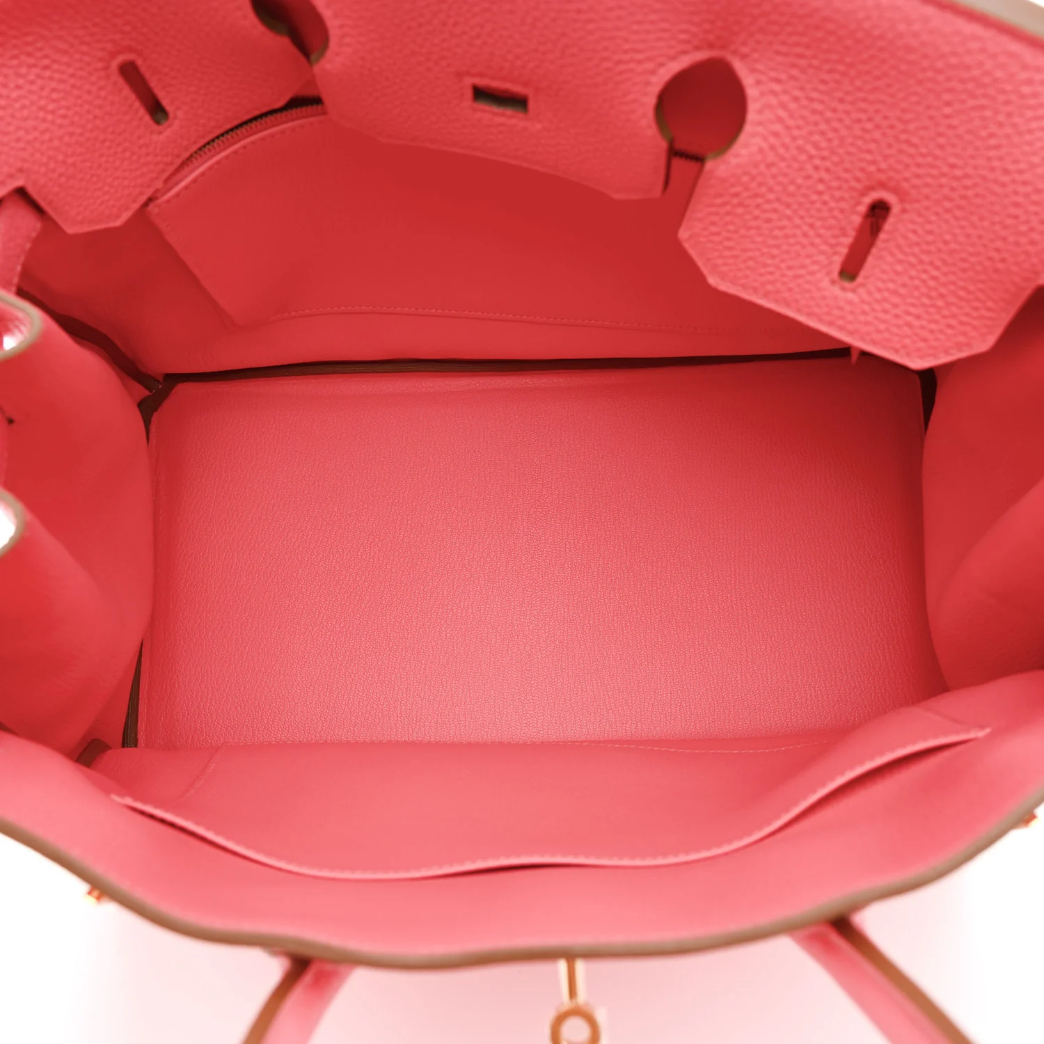 Togo Birkin 35 Rose Lipstick - Image 4