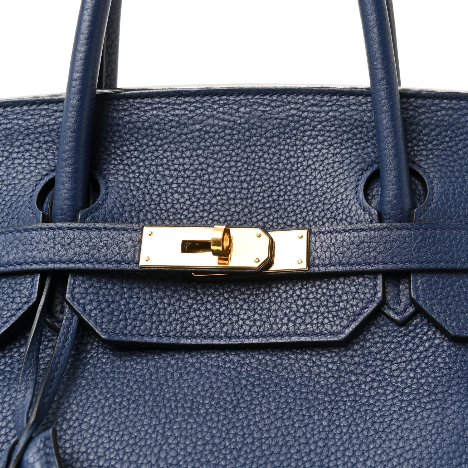 Togo Birkin 40 Bleu Saphir - Image 13