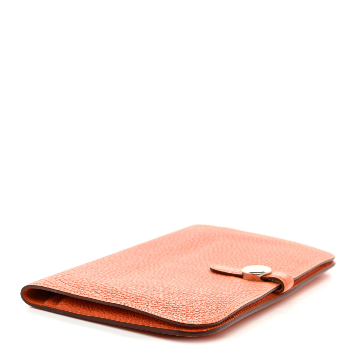 Togo Dogon Duo Wallet Orange - Image 5