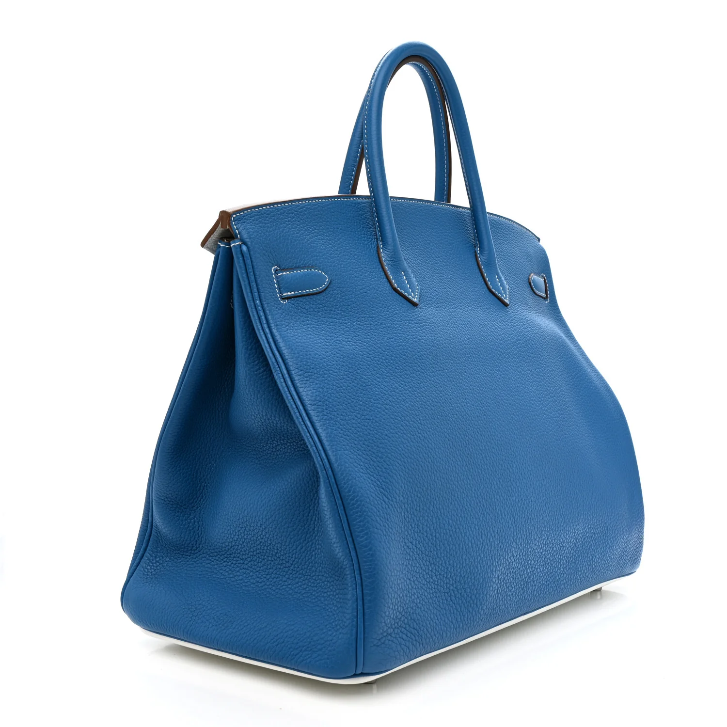 Togo Eclat Birkin 40 Mykonos White - Image 3