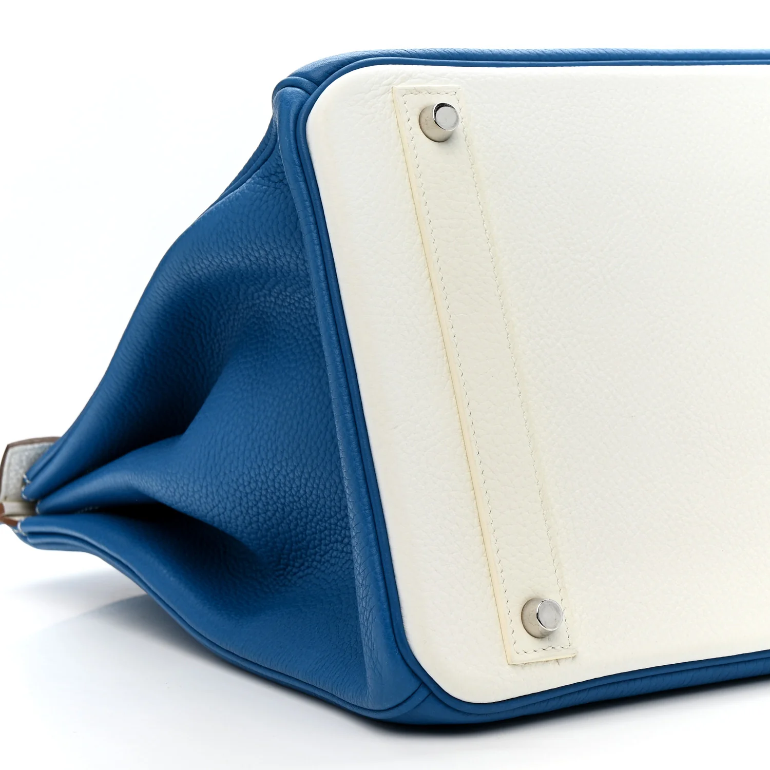 Togo Eclat Birkin 40 Mykonos White - Image 9