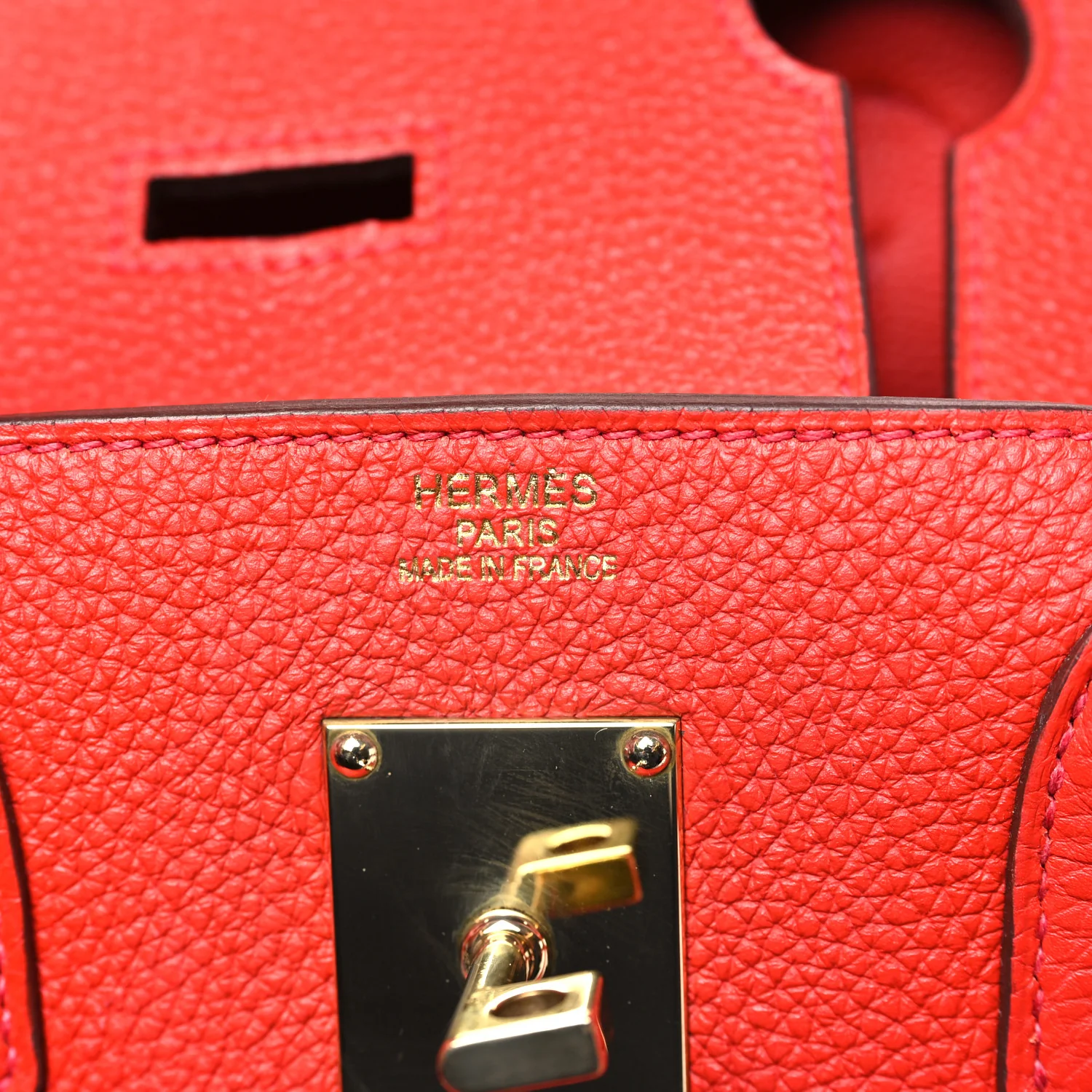 Togo HAC Birkin 40 Rouge Casaque - Image 5