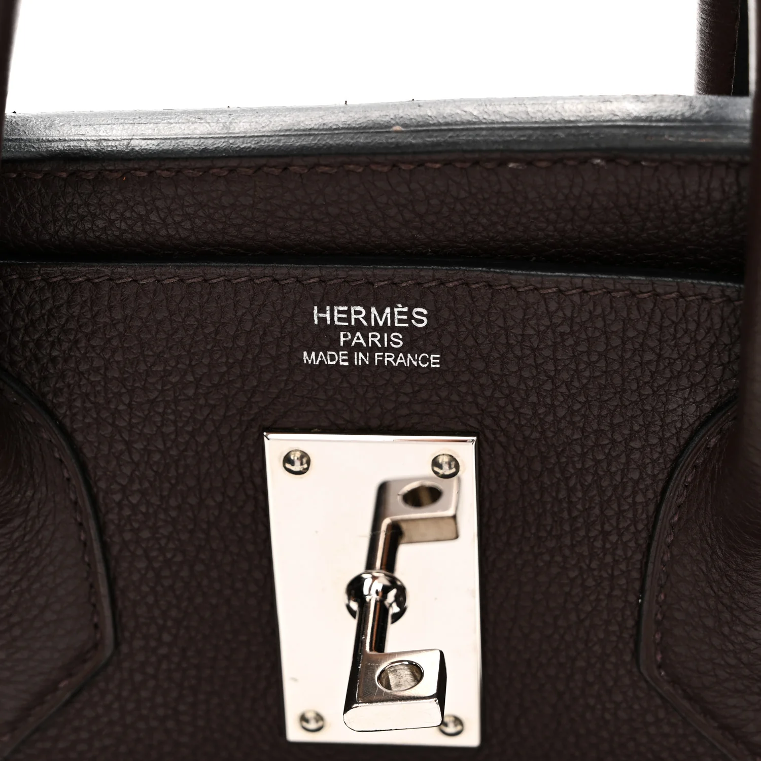 Togo HAC Travel Birkin 50 Chocolate - Image 5