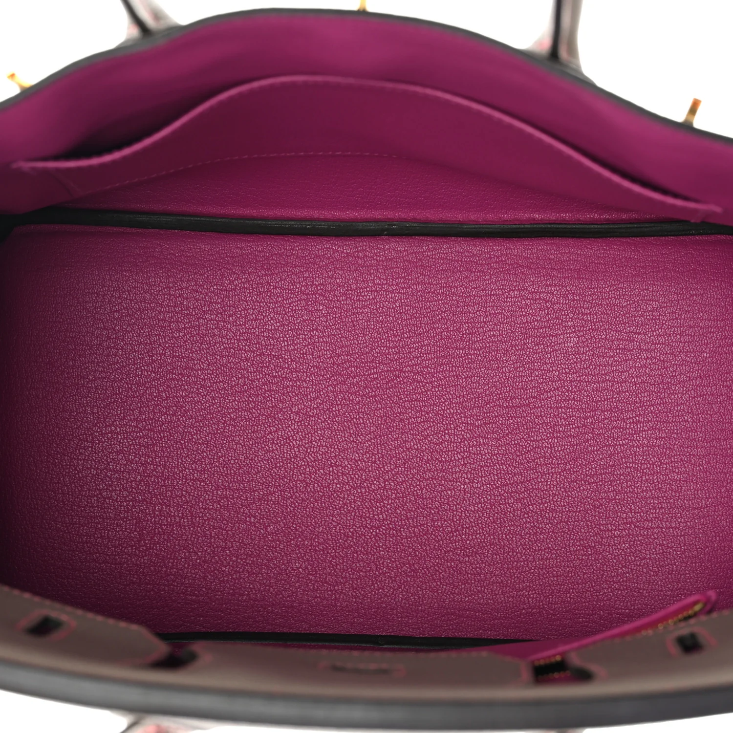 Togo Horseshoe Birkin 30 Etoupe Rose Pourpre - Image 5