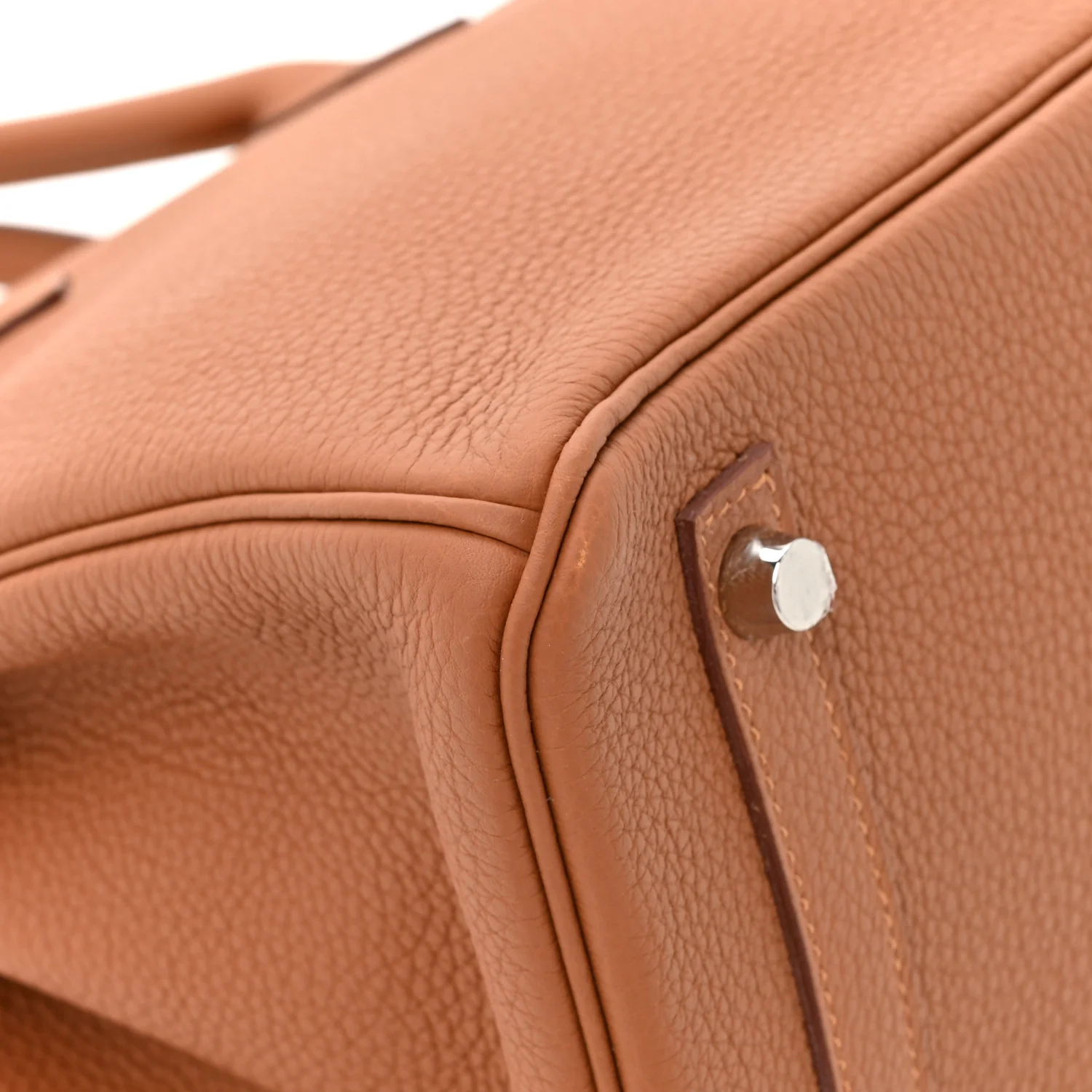 Togo Swift Officier Birkin 30 Gold Ambre - Image 12