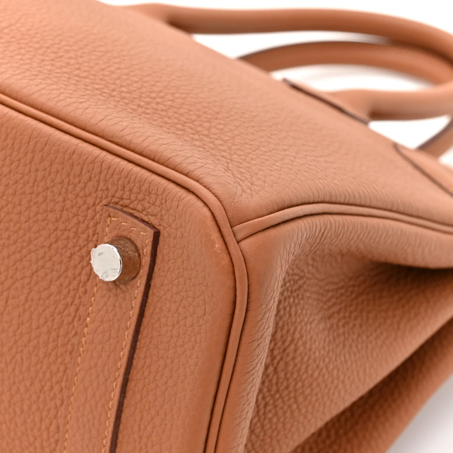 Togo Swift Officier Birkin 30 Gold Ambre - Image 13