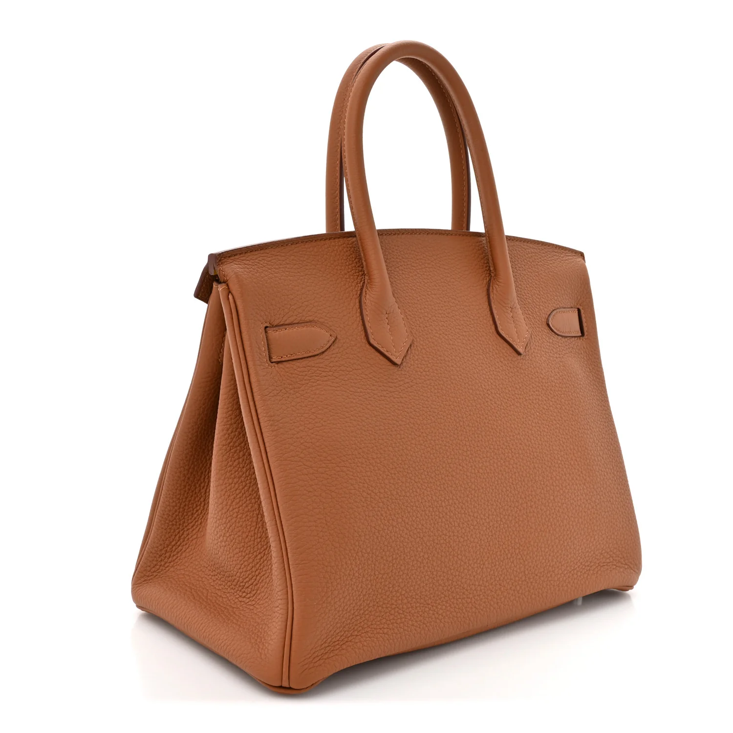 Togo Swift Officier Birkin 30 Gold Ambre - Image 3