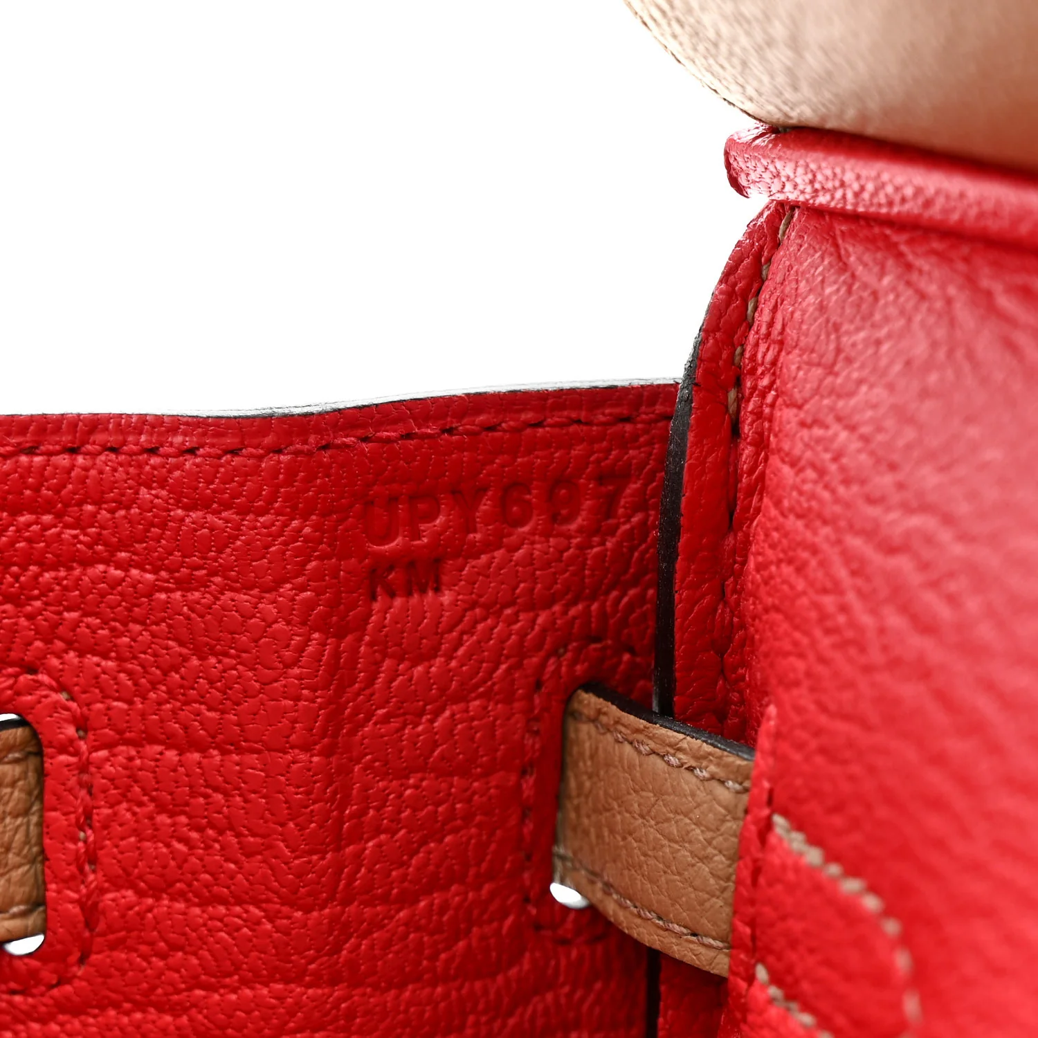 Togo Verso Birkin 25 Trench Bougainvillea - Image 7