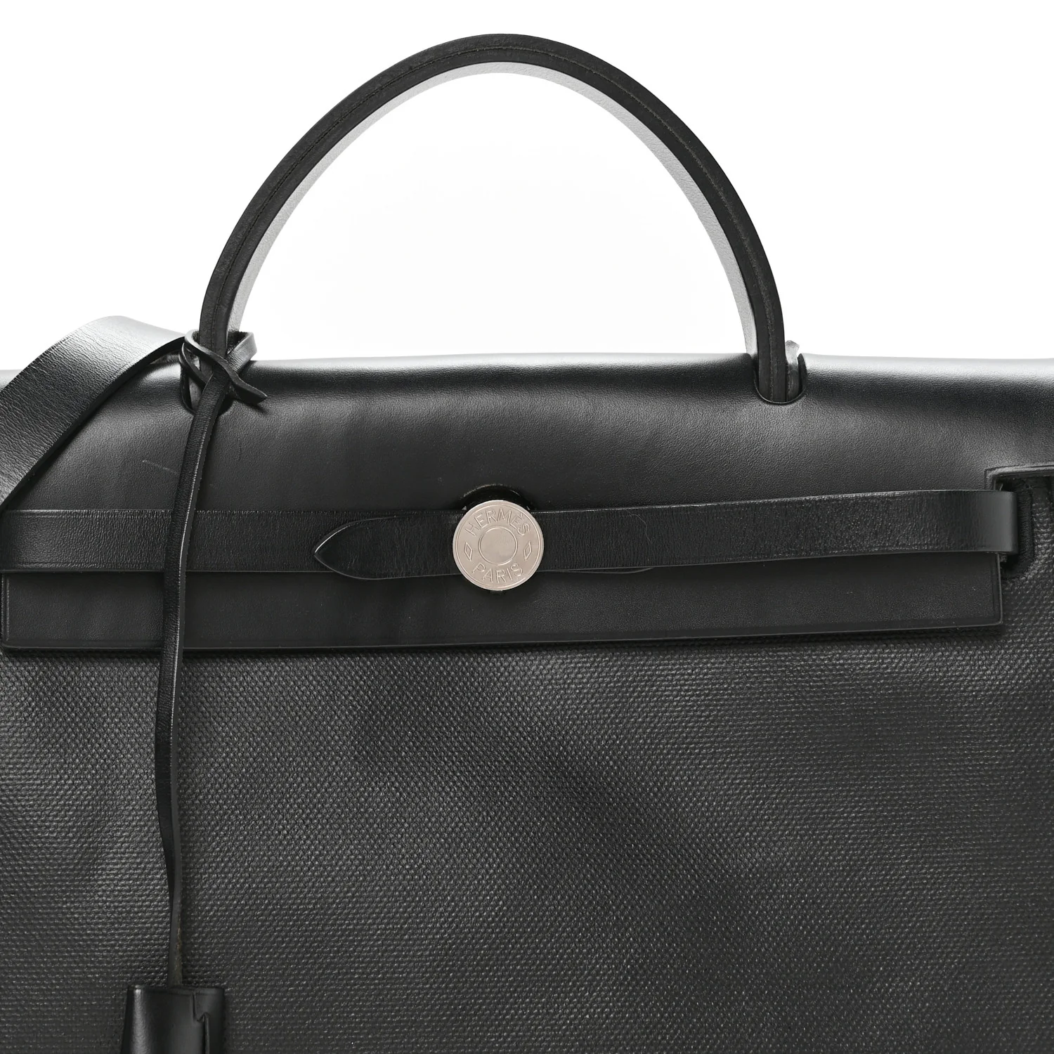 Toile H Berline Vache Hunter Herbag Zip PM 31 Black Ecru - Image 9