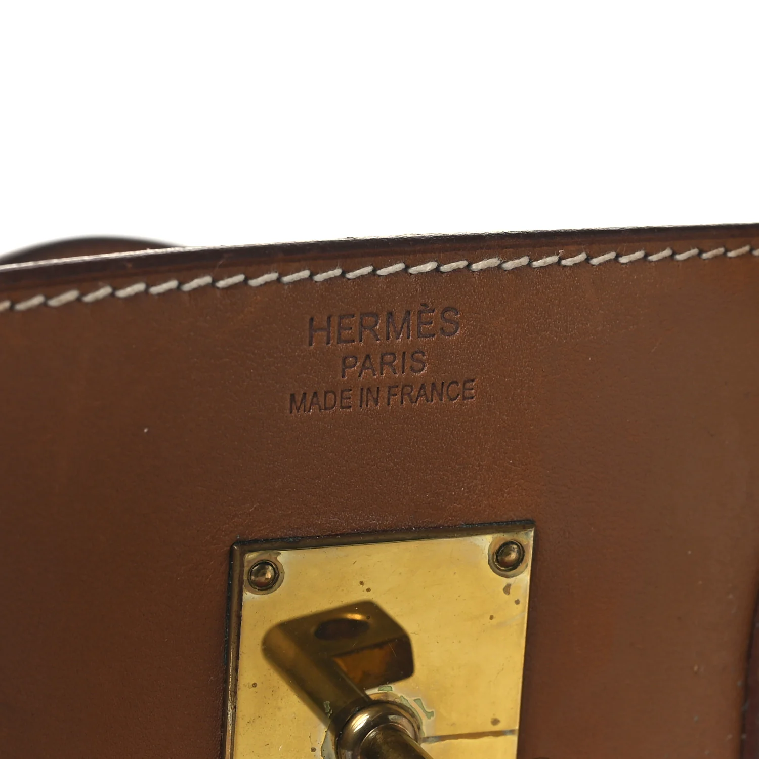 Toile Natural Barenia Flag HAC Birkin 40 Fauve Paprika - Image 5
