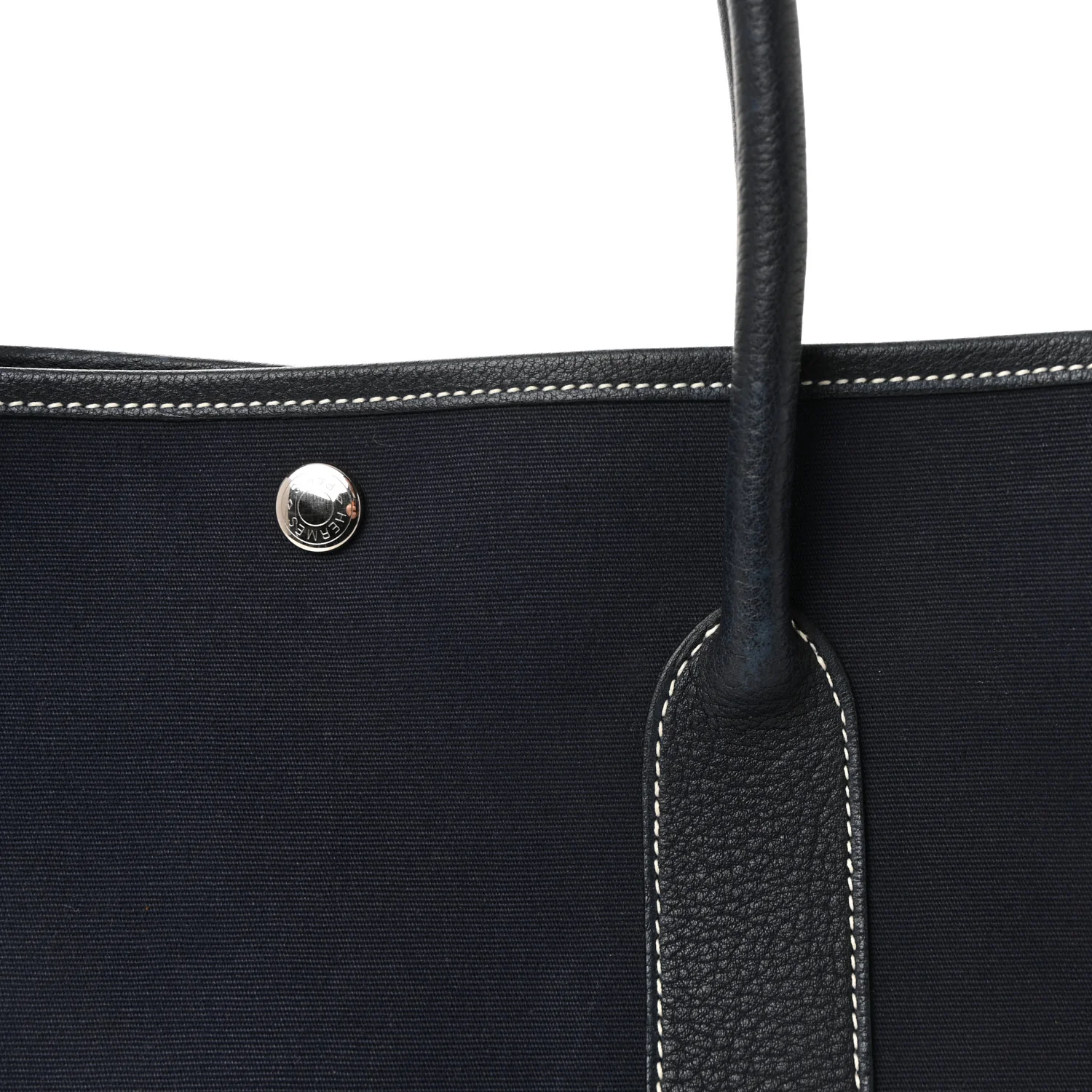Toile Negonda Garden Party Tote 36 MM Bleu Marine - Image 7