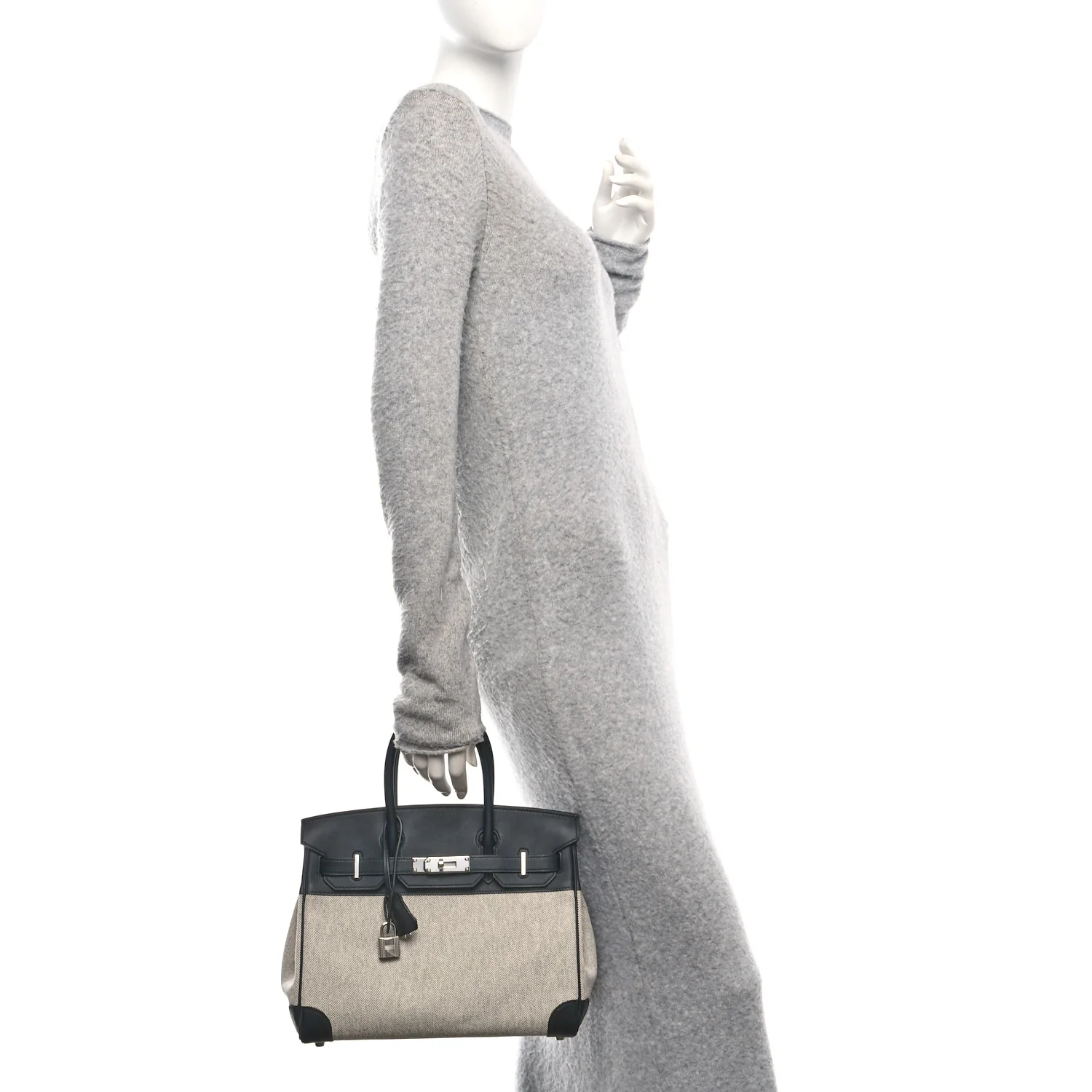 Toile Swift Birkin 30 Black - Image 2