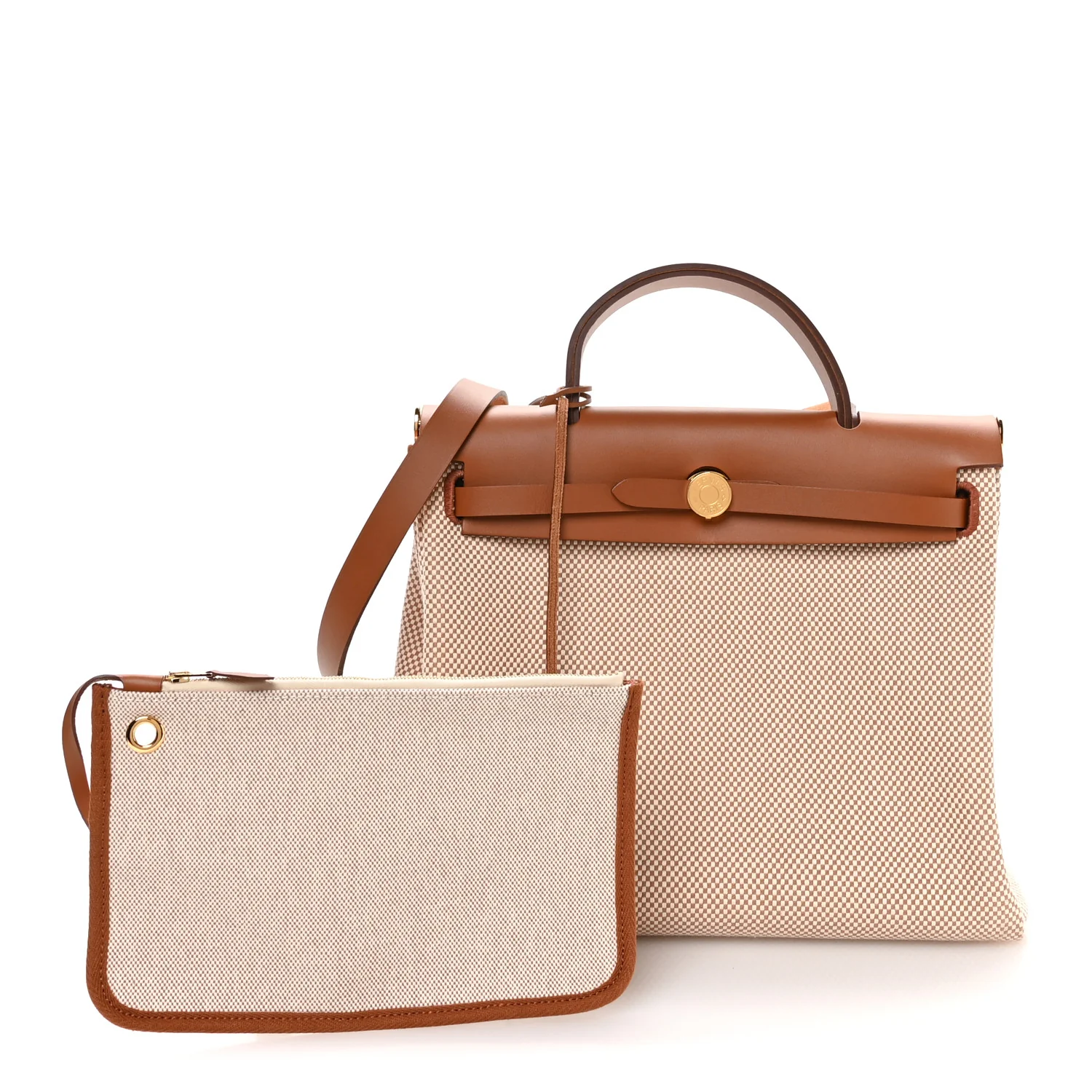 Vache Hunter Criss Viking Herbag Zip Retourne 31 PM Ecru Beige Naturel - Image 2