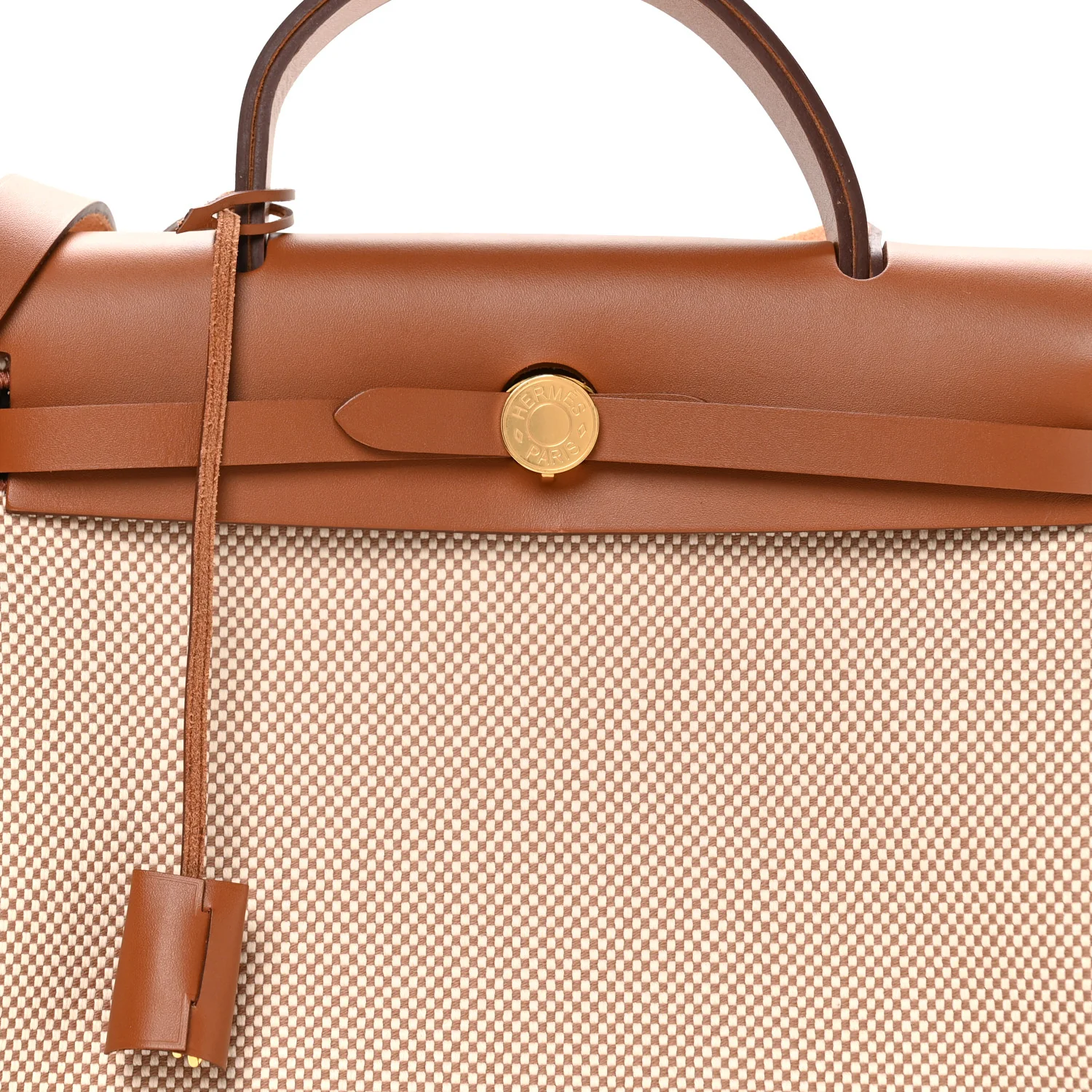 Vache Hunter Criss Viking Herbag Zip Retourne 31 PM Ecru Beige Naturel - Image 8