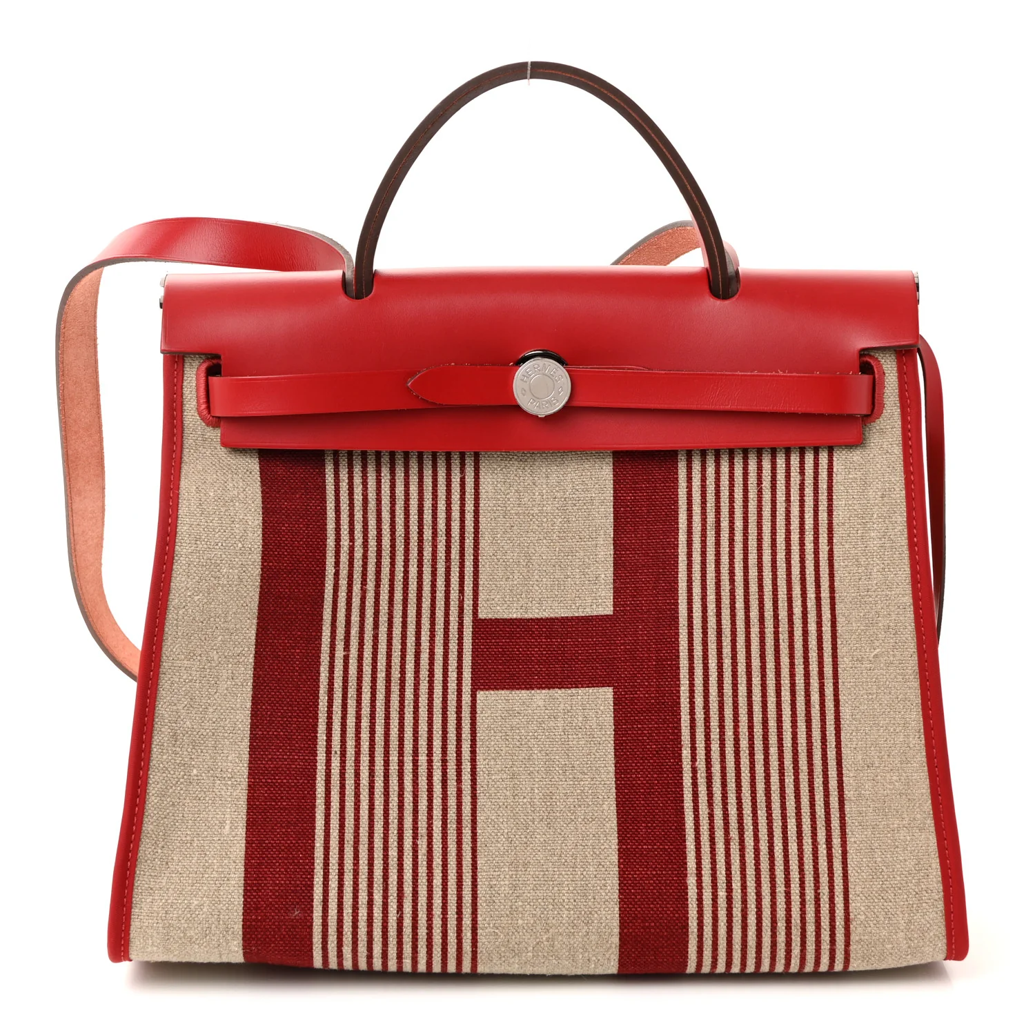 Vache Hunter Toile H Vibration Herbag Zip 31 PM Bordeaux Ficelle Rouge Piment