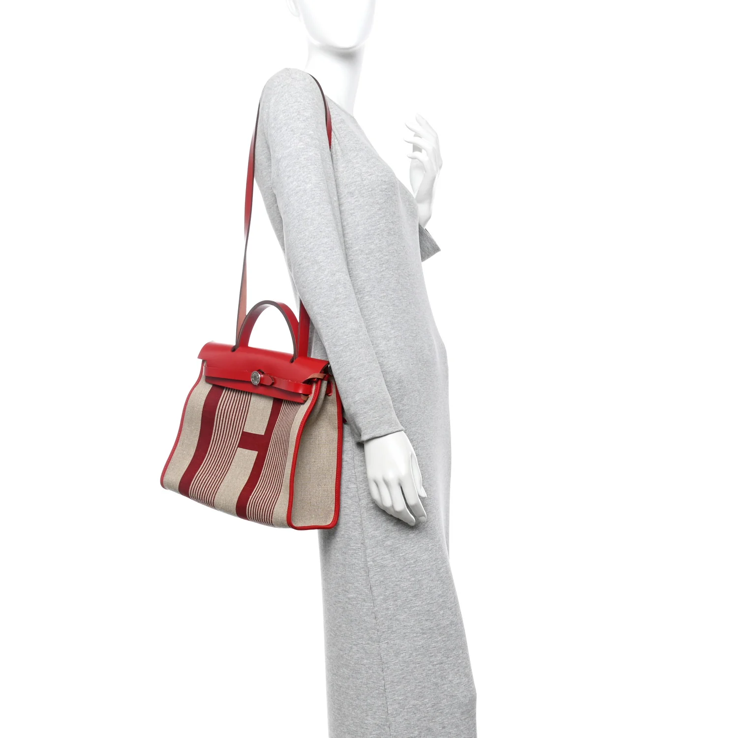 Vache Hunter Toile H Vibration Herbag Zip 31 PM Bordeaux Ficelle Rouge Piment - Image 2