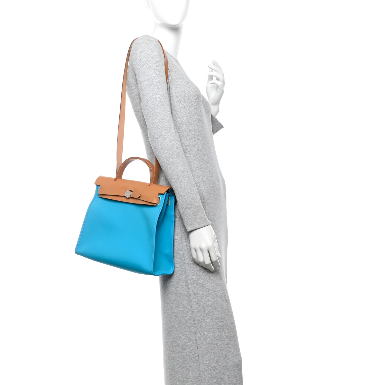 Vache Hunter Toile Herbag Zip 31 PM Bleu Azteque Menthe - Image 2