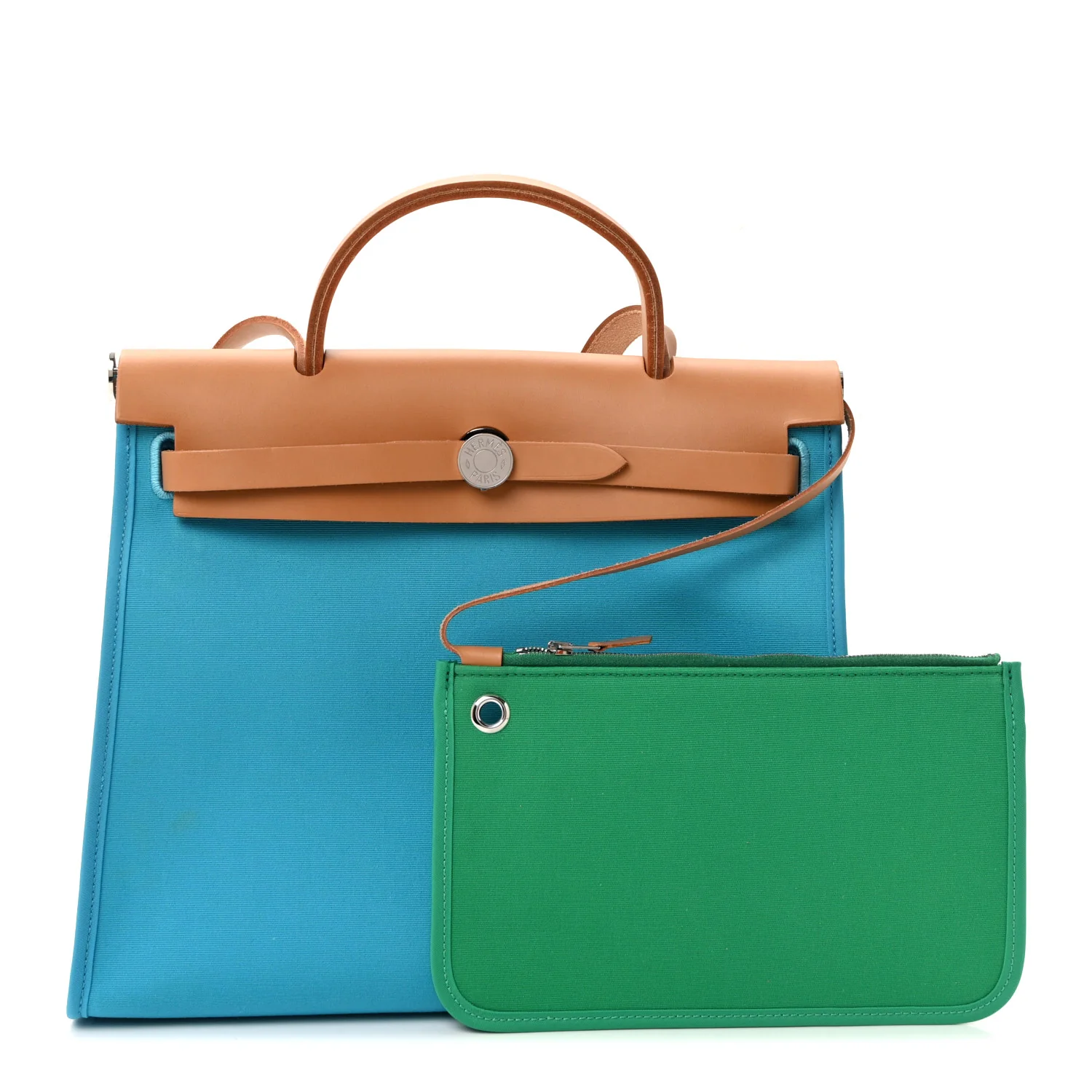 Vache Hunter Toile Herbag Zip 31 PM Bleu Azteque Menthe - Image 3