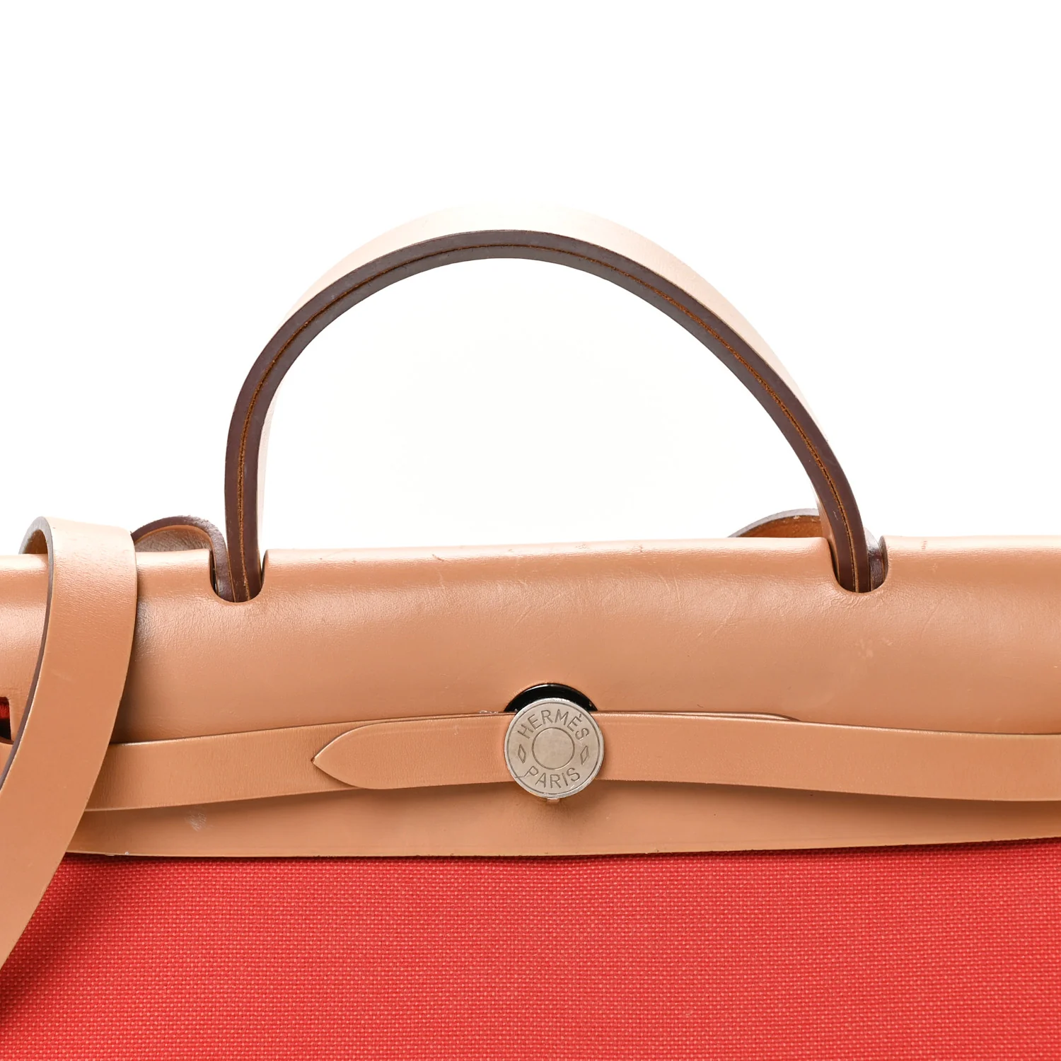 Vache Hunter Toile Herbag Zip 31 PM Rouge Tomate Natural - Image 9